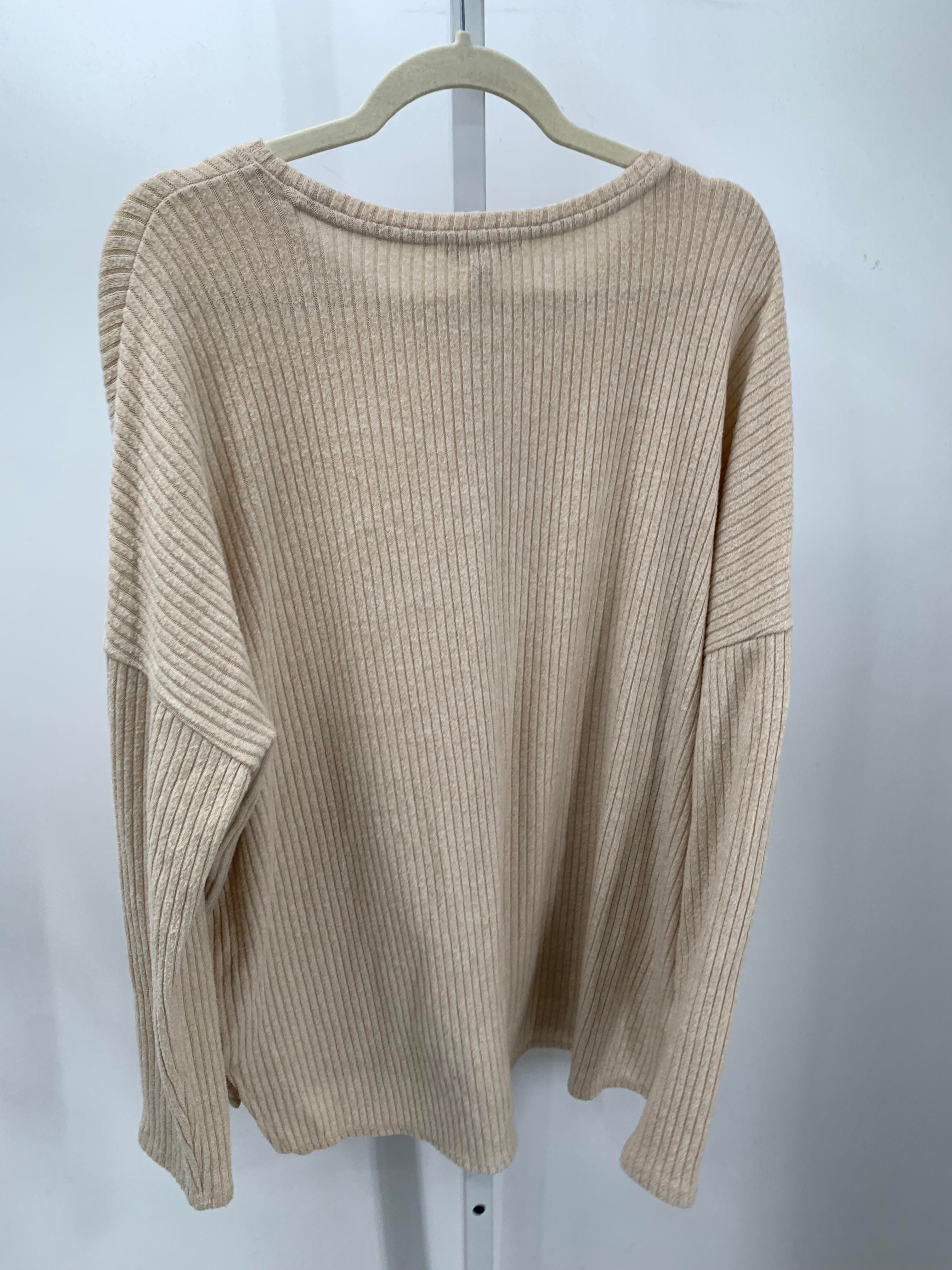 Time and Tru Size Large Misses Long Sleeve Shirt