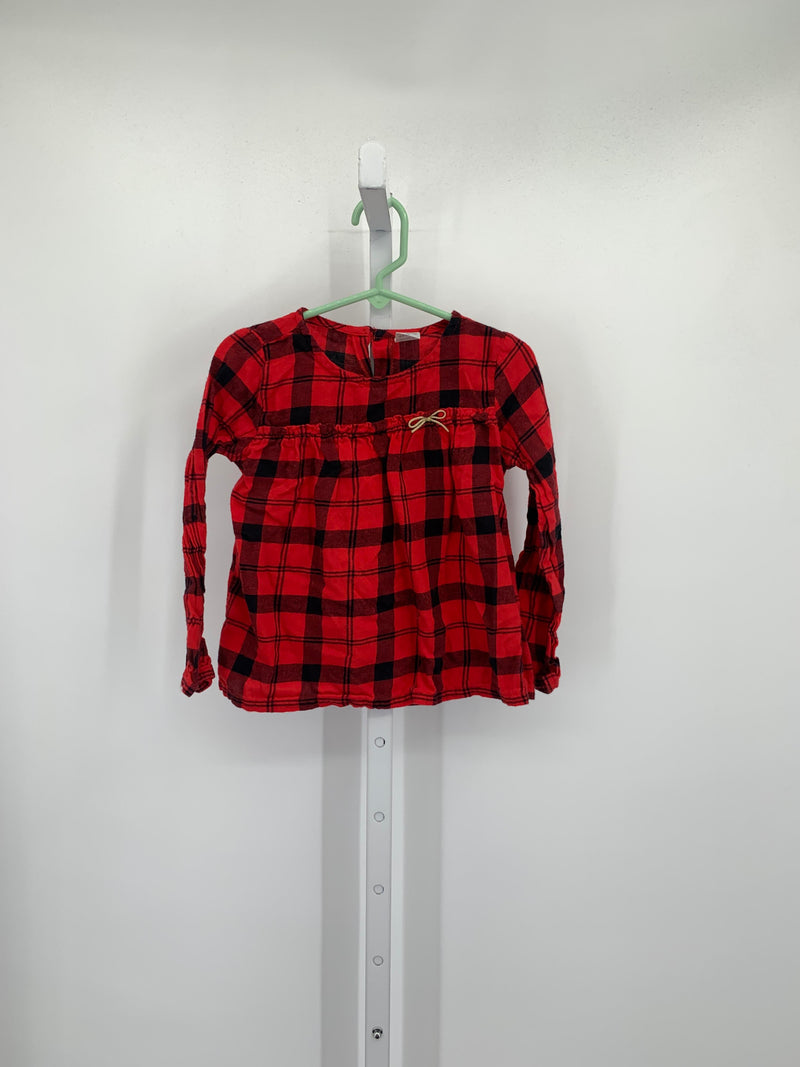 Carters Size 4T Girls Long Sleeve Shirt