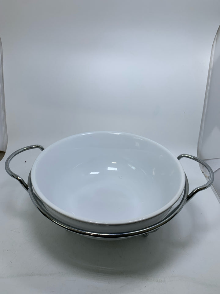SERVING BOWL W/ STAND.