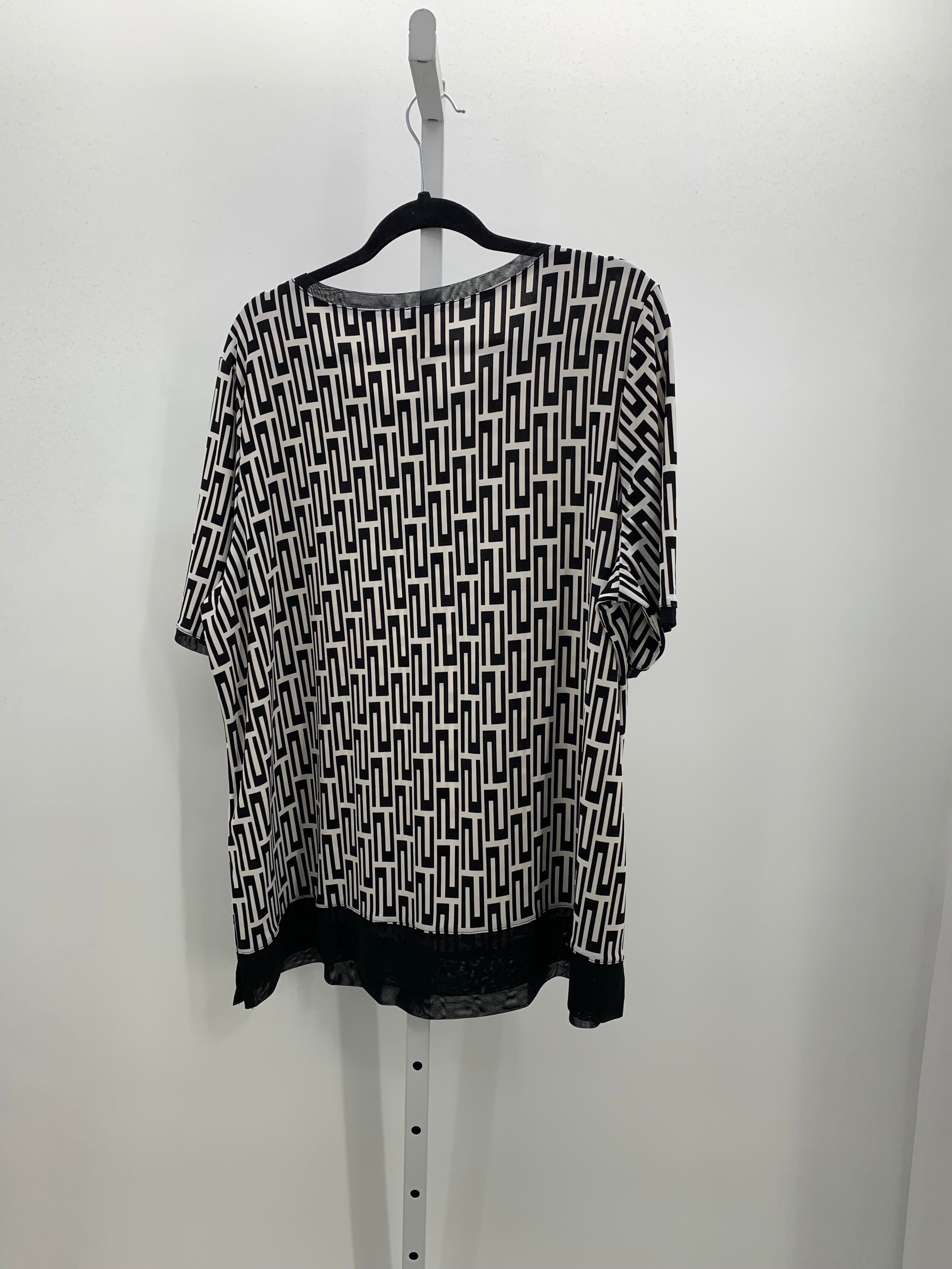 Anne Klein Size 2X Womens Short Sleeve Shirt