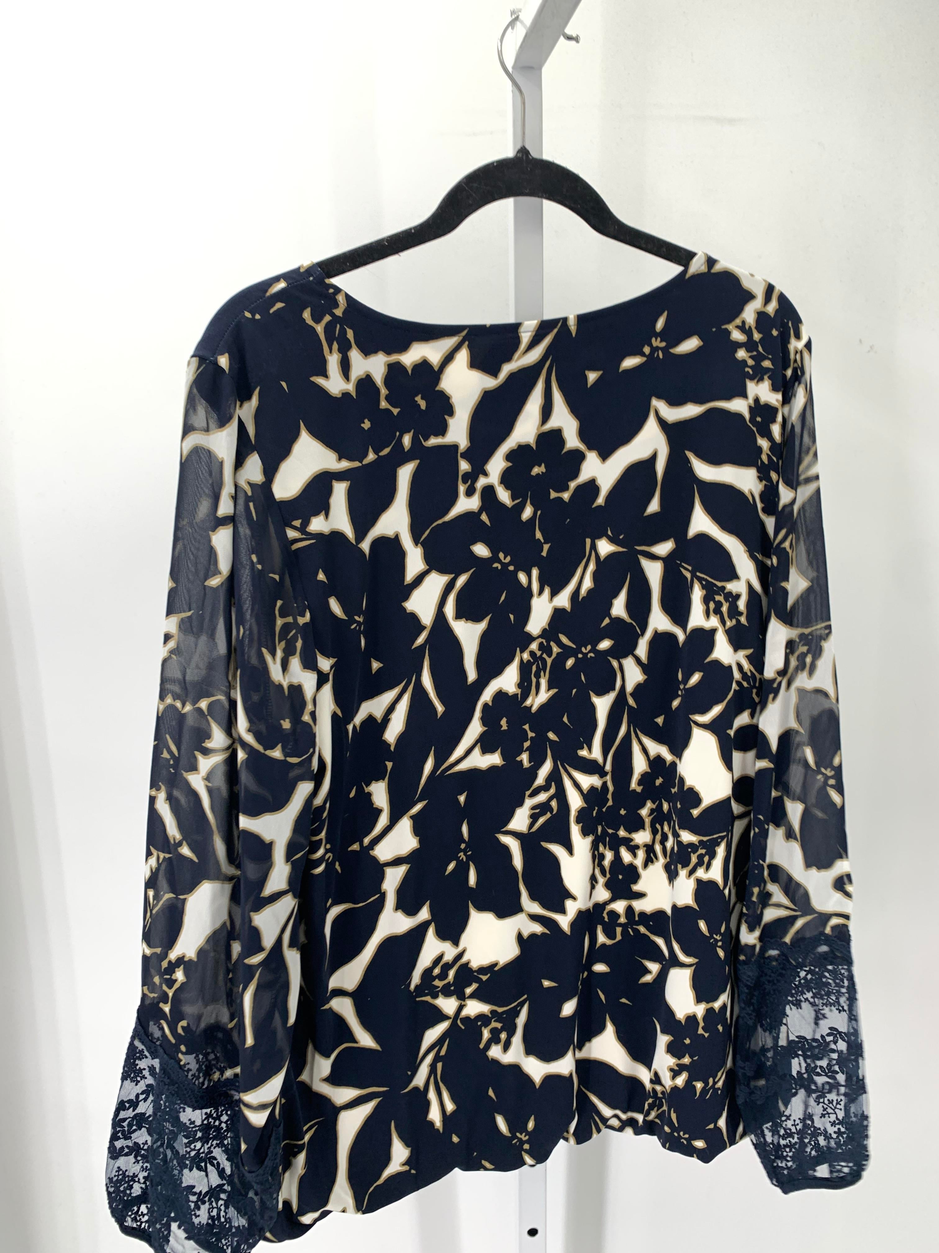 Alfani Size Extra Large Misses Long Sleeve Shirt