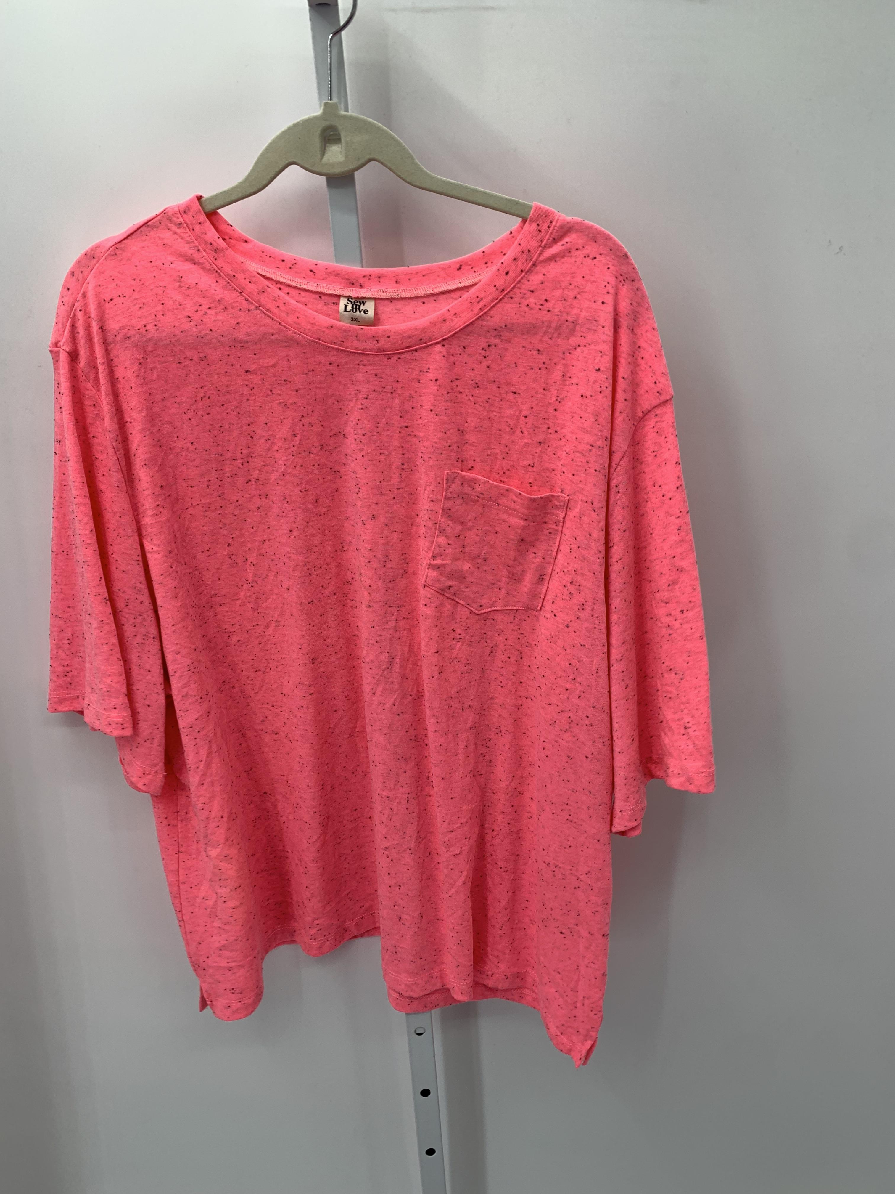 Size 3X Womens Short Sleeve Shirt