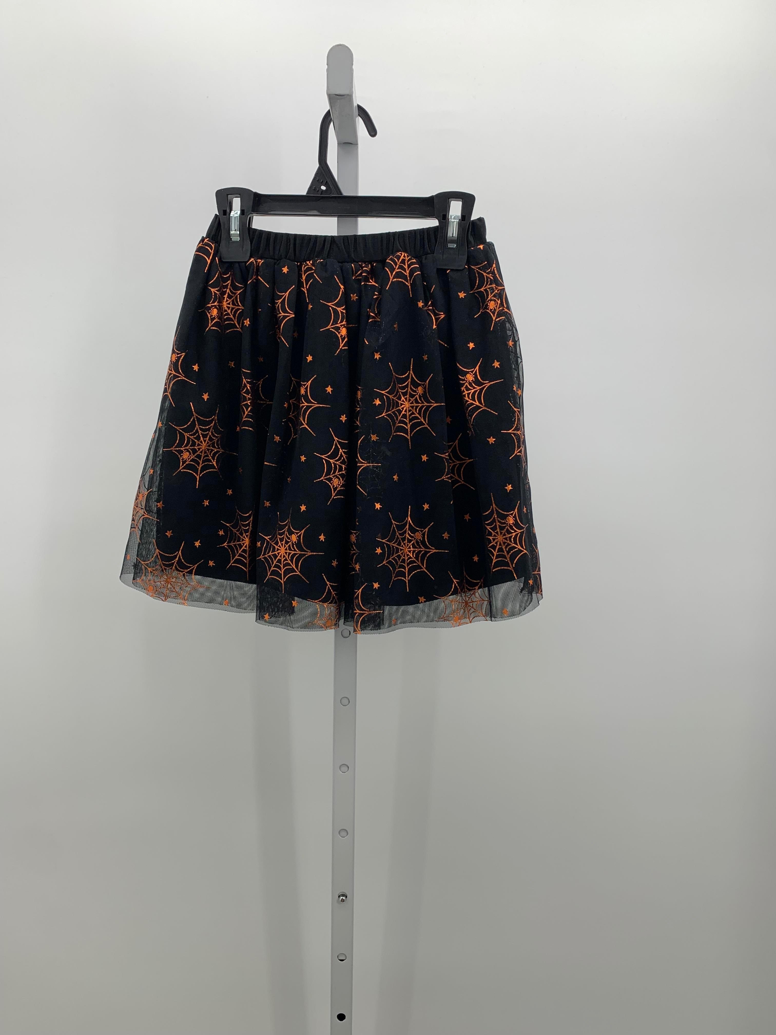 ORANGE SPIDERWEBS SKIRT