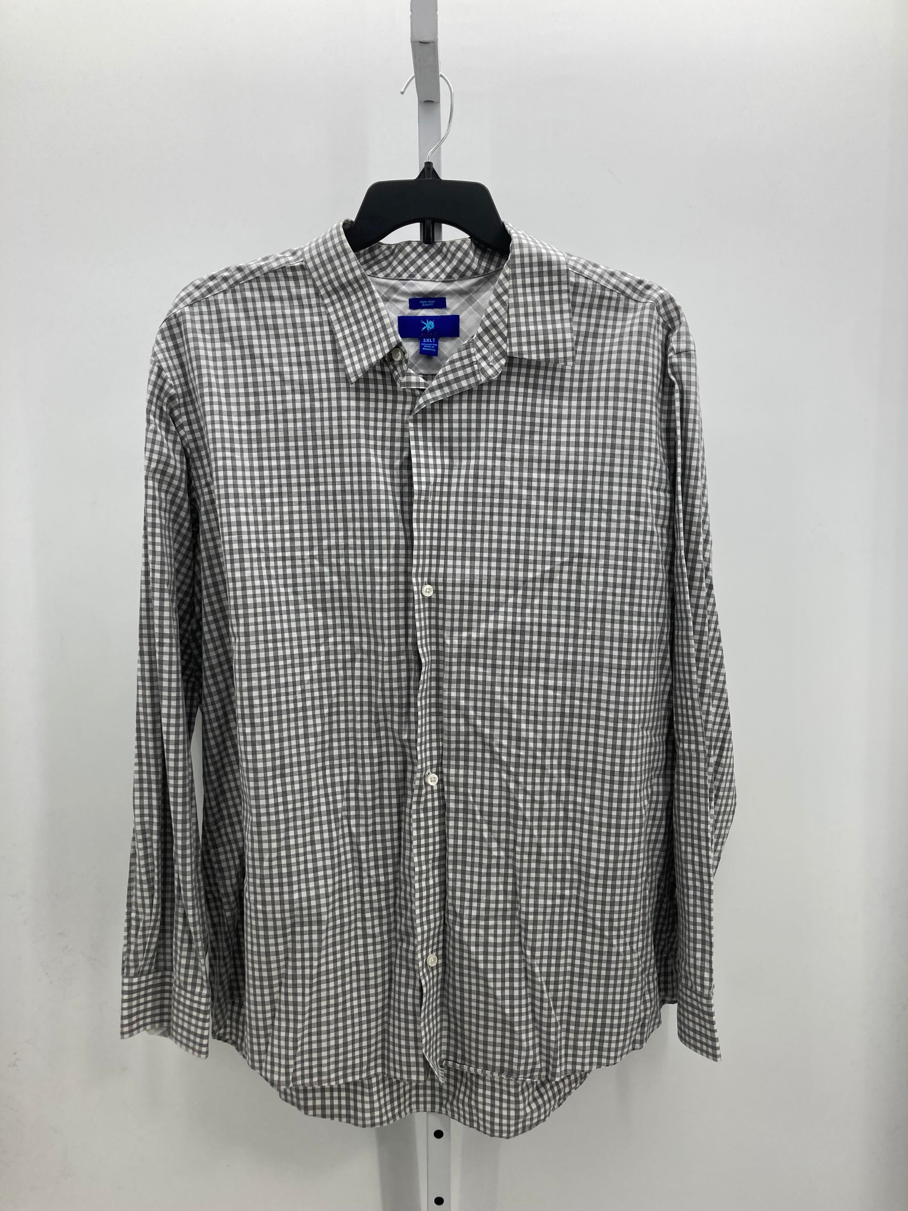 TALL PLAID BTN DOWN.