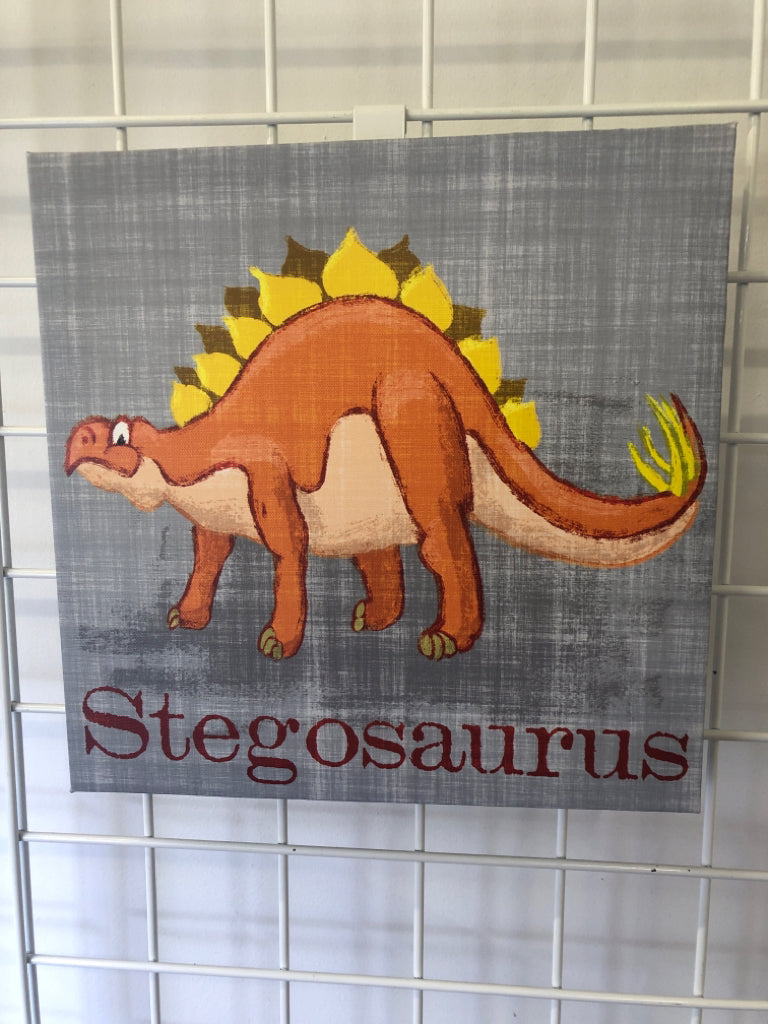 STEGOSAURUS WALL ART.