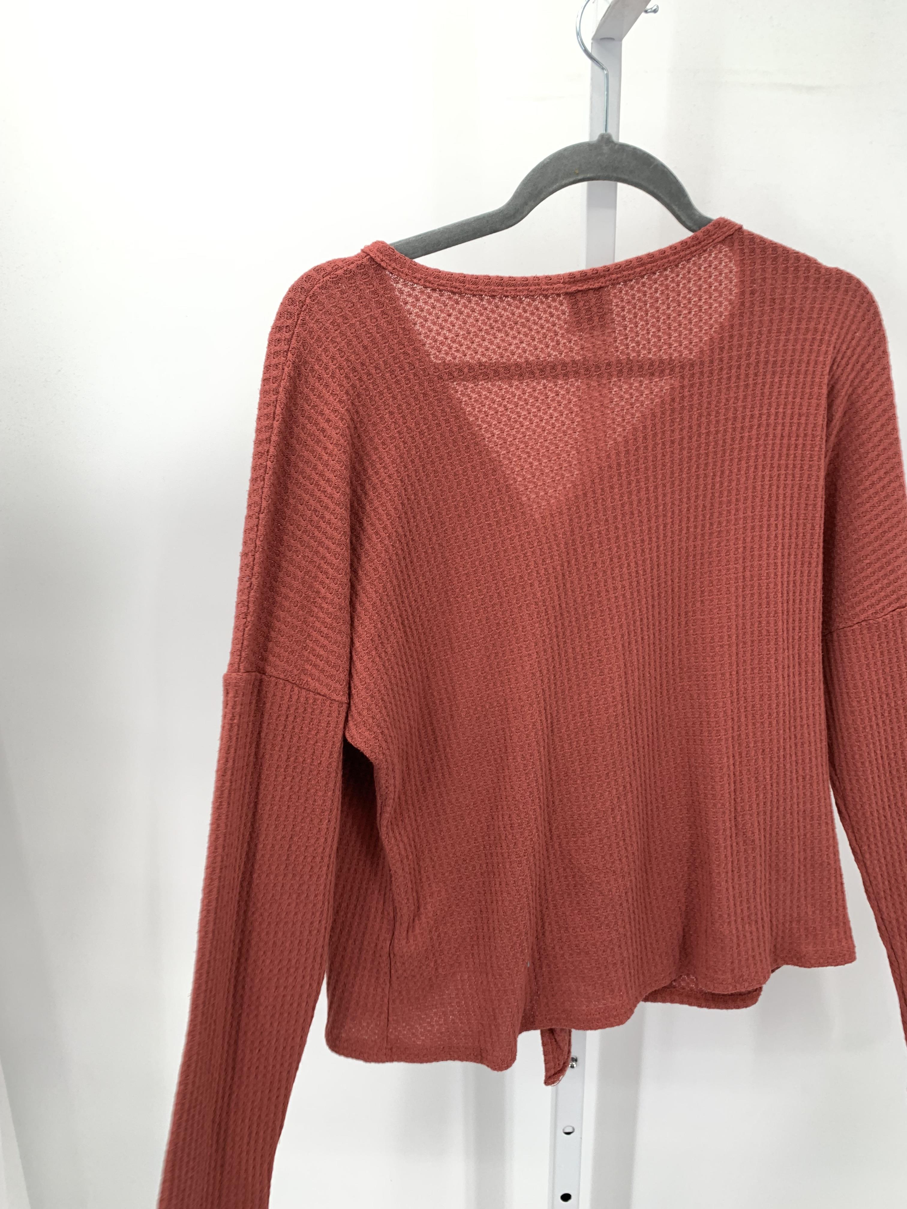 Size Large Juniors Long Sleeve Shirt