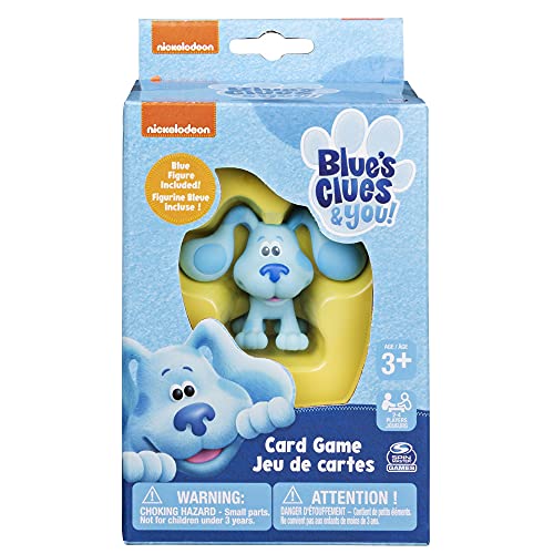 Nickelodeon Blue S Clues Card Game with Figure  for Families and Kids Ages 3 and