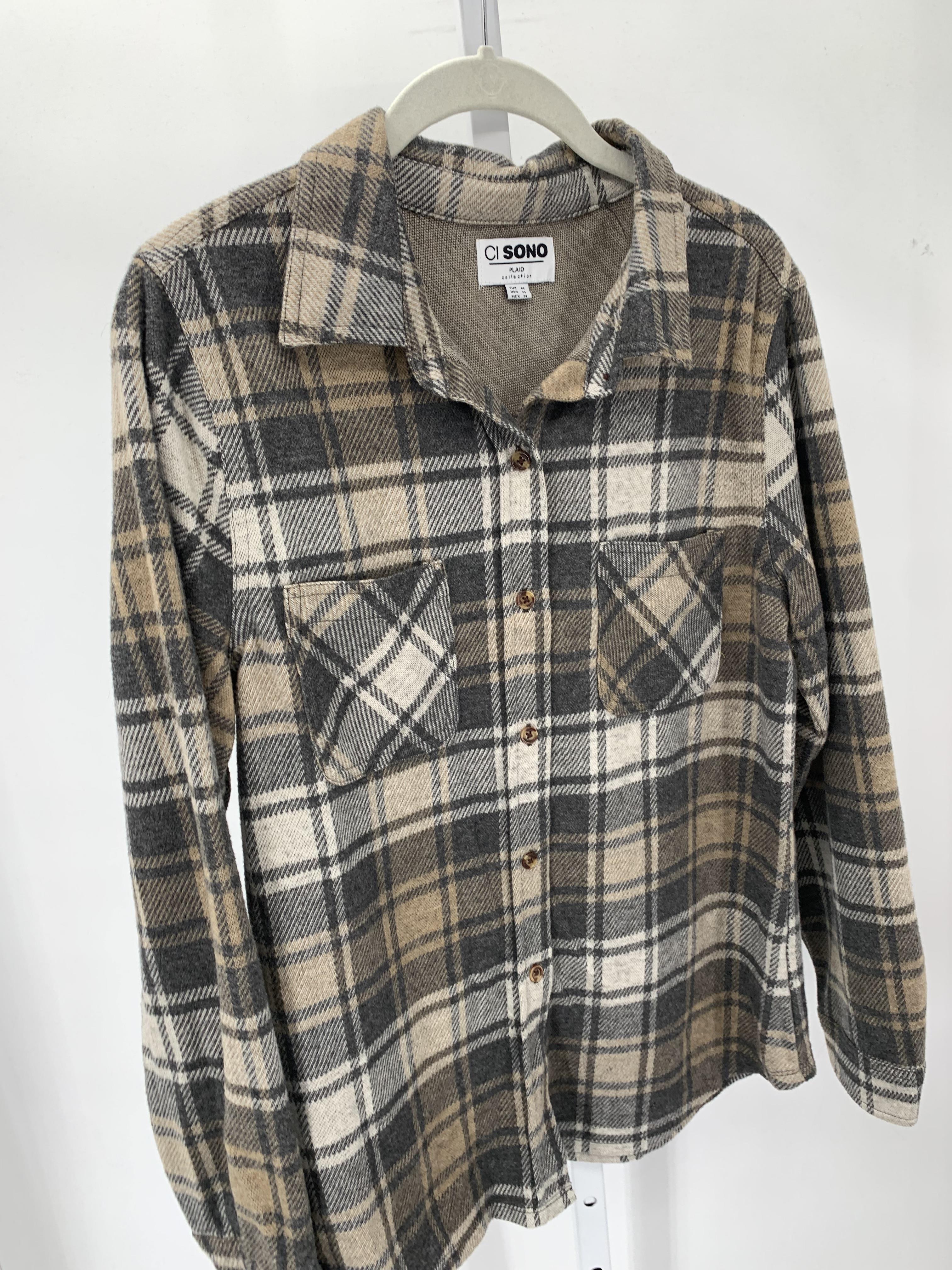 Ci Sono Size Medium Juniors Long Sleeve Shirt