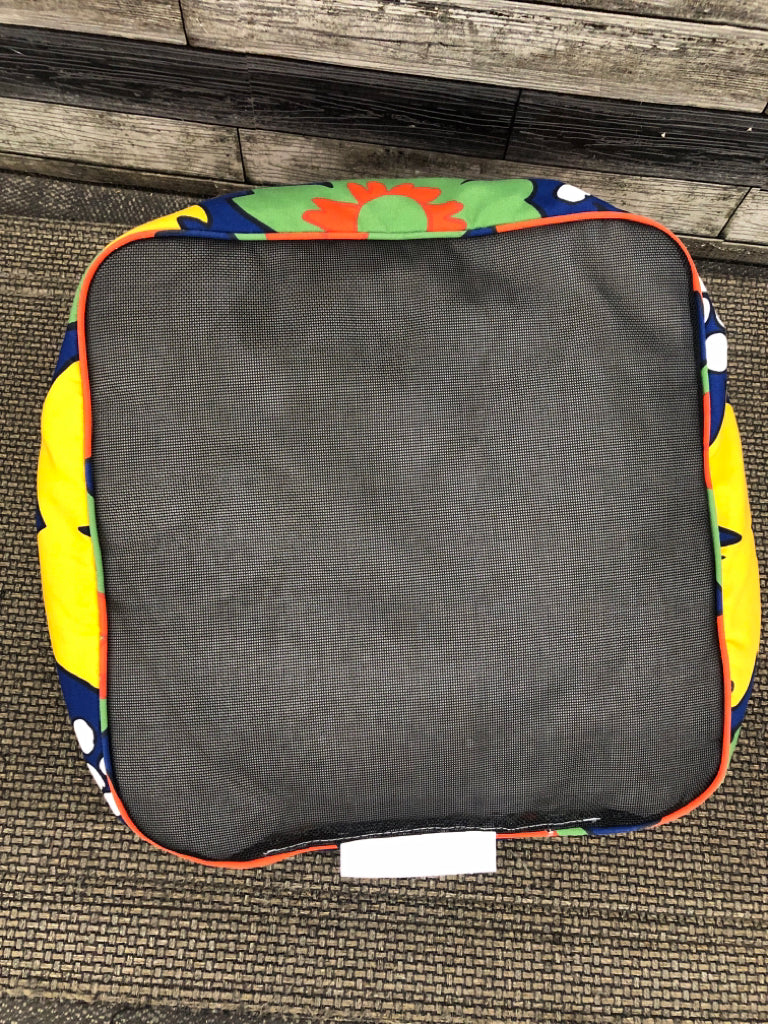 MARIMEKKO VIBRANT FLORAL BEAN BAG POUF.