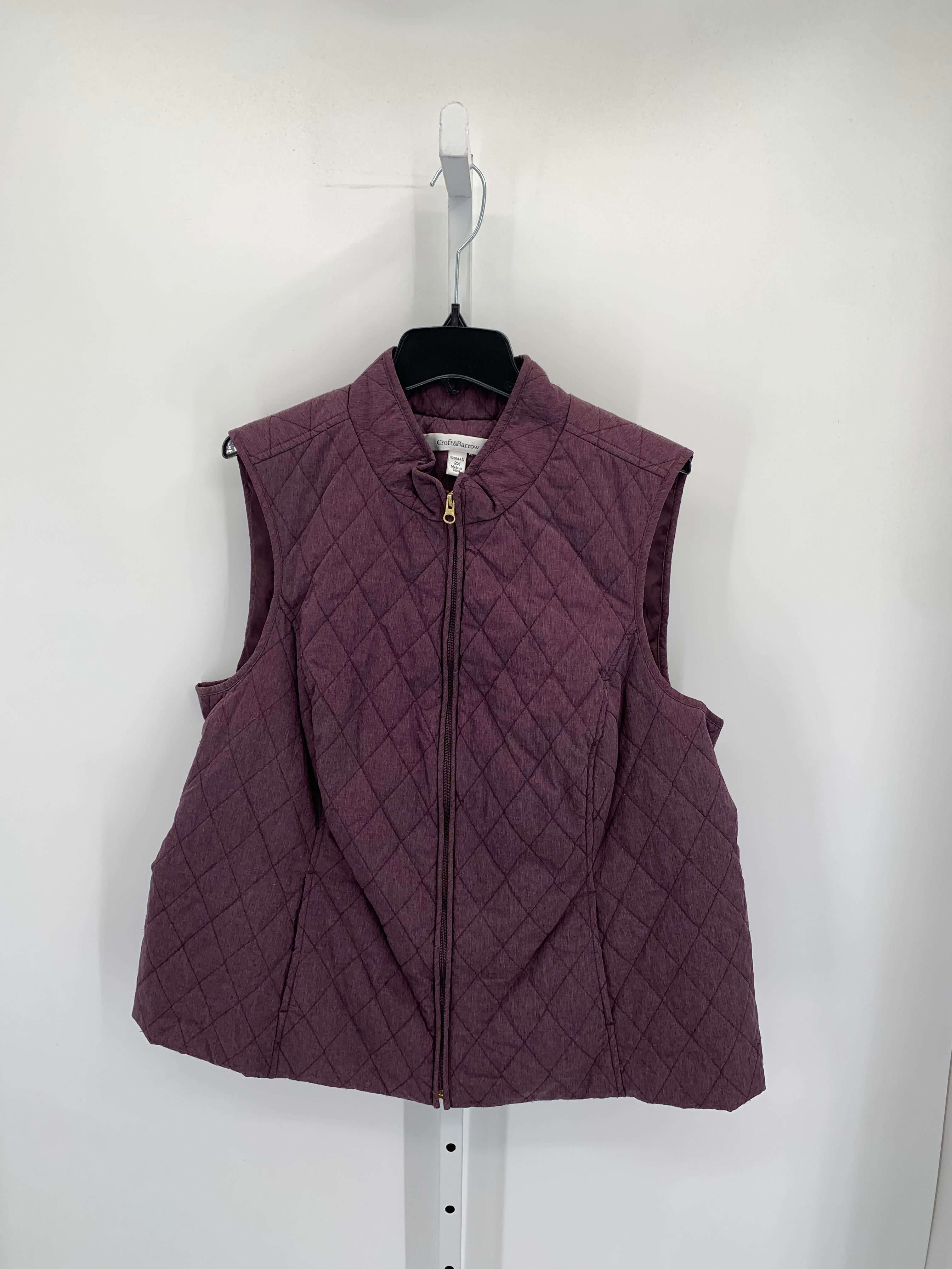 Croft & Barrow Size 2X Womens Vest