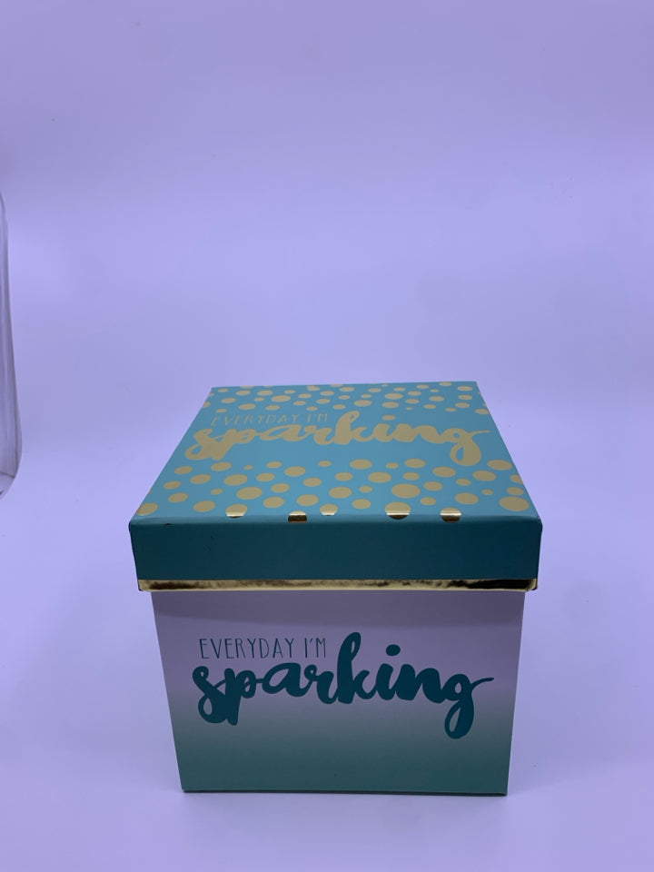 EVERYDAY I AM SPARKLING BOX.