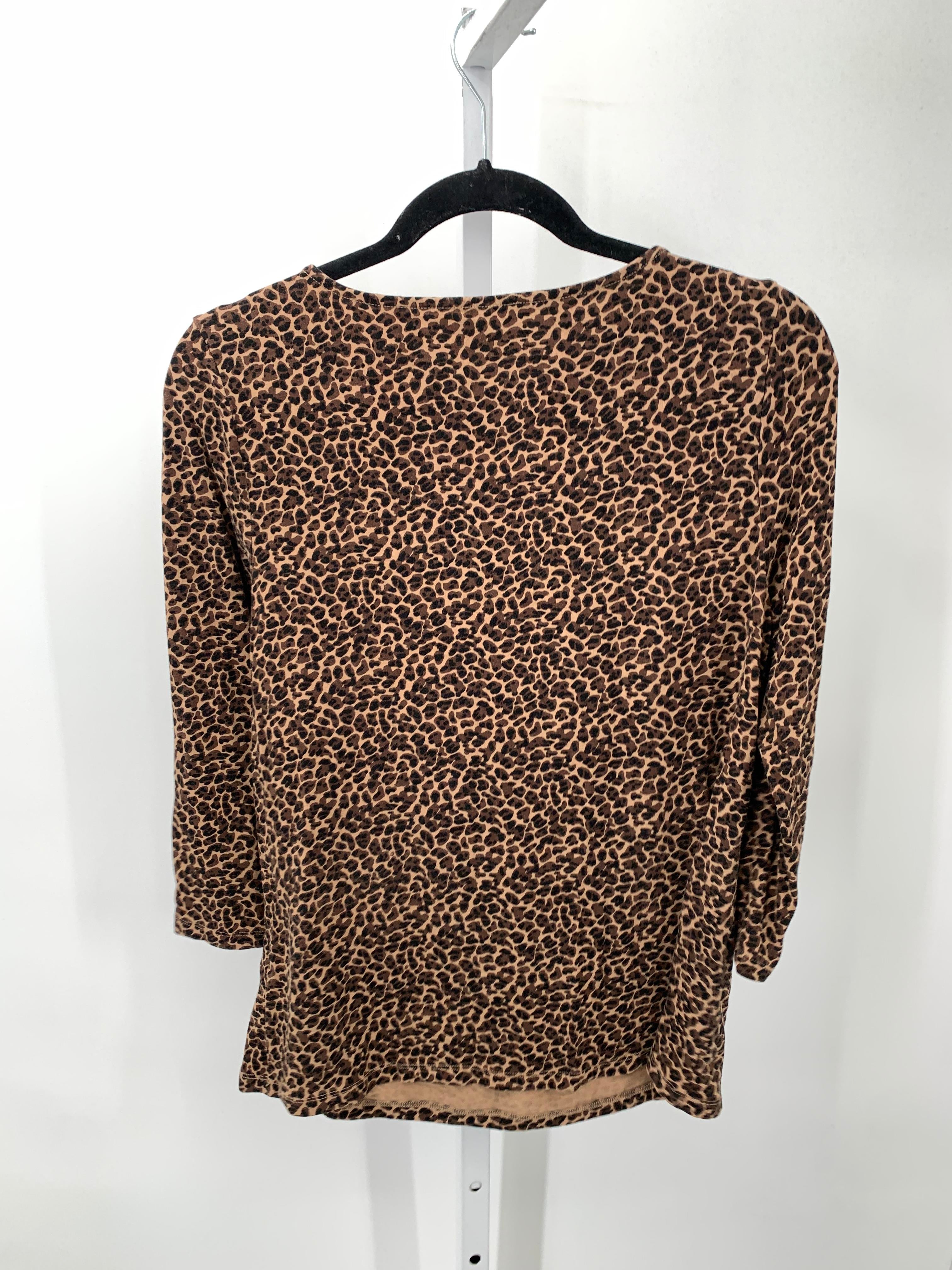 Talbots Size Medium Misses 3/4 Sleeve Shirt