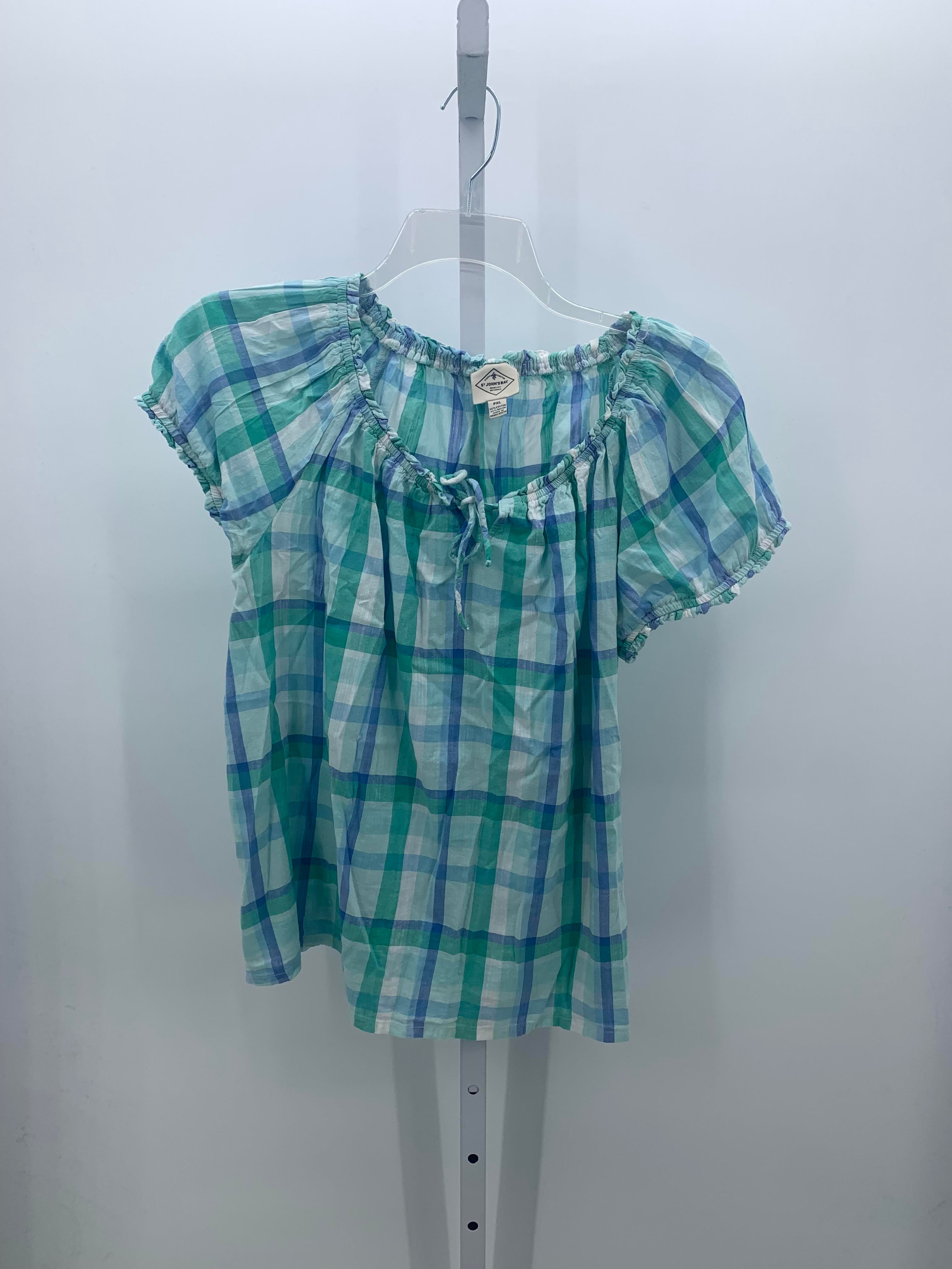 St. Johns Bay Size X Large Petite Petite Short Sleeve Shirt