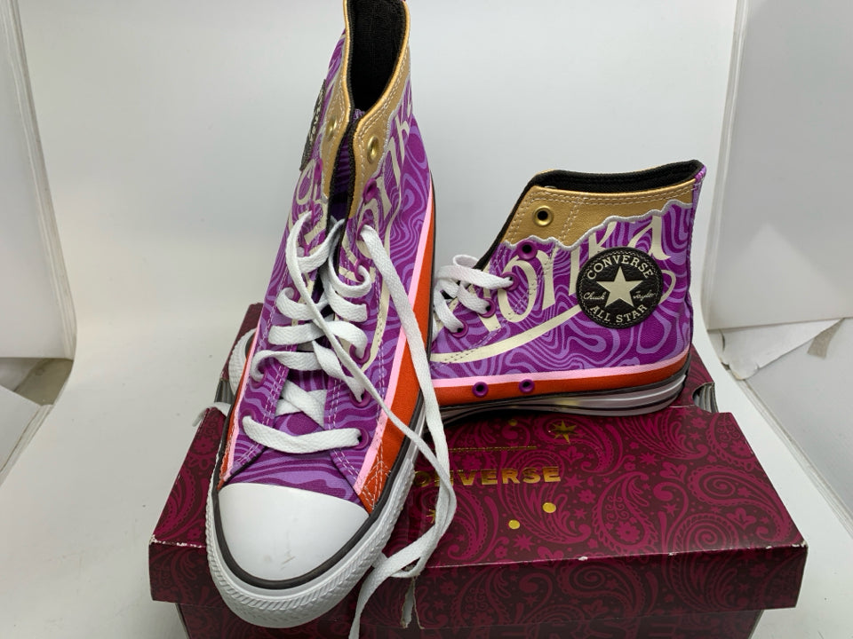 Converse Willy Wonka Hi Top Shoes (Men-7, Wom-9)- With Box *Gently Used