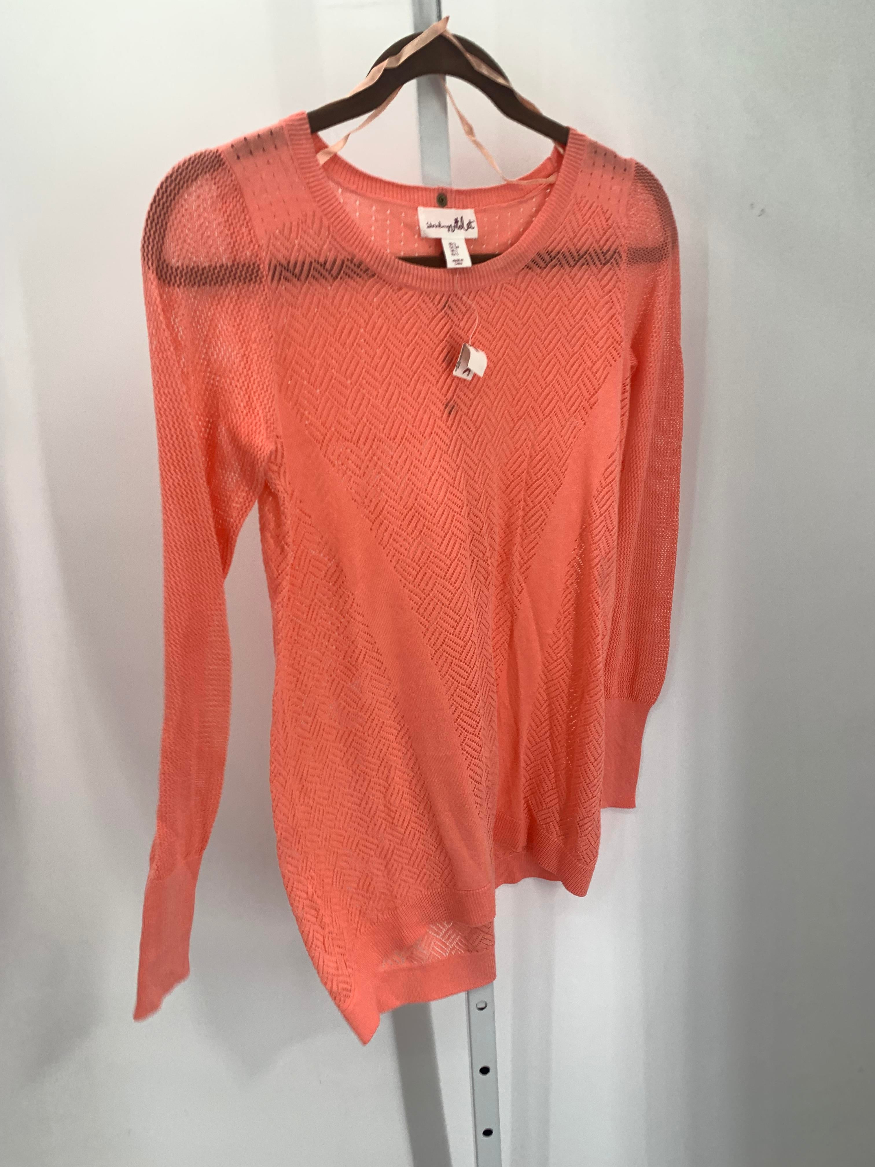 Shrinking Violet Size Small Misses Long Slv Sweater