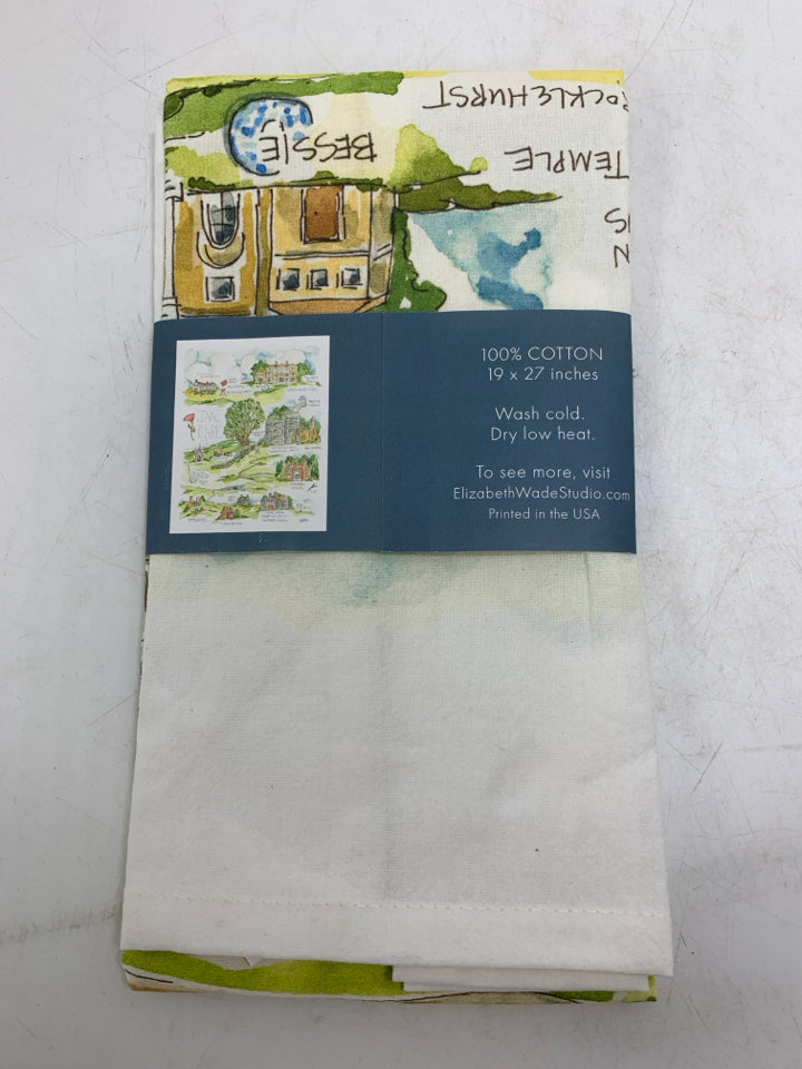 NIP JANE EYRE WATERCOLOR TEA TOWEL.