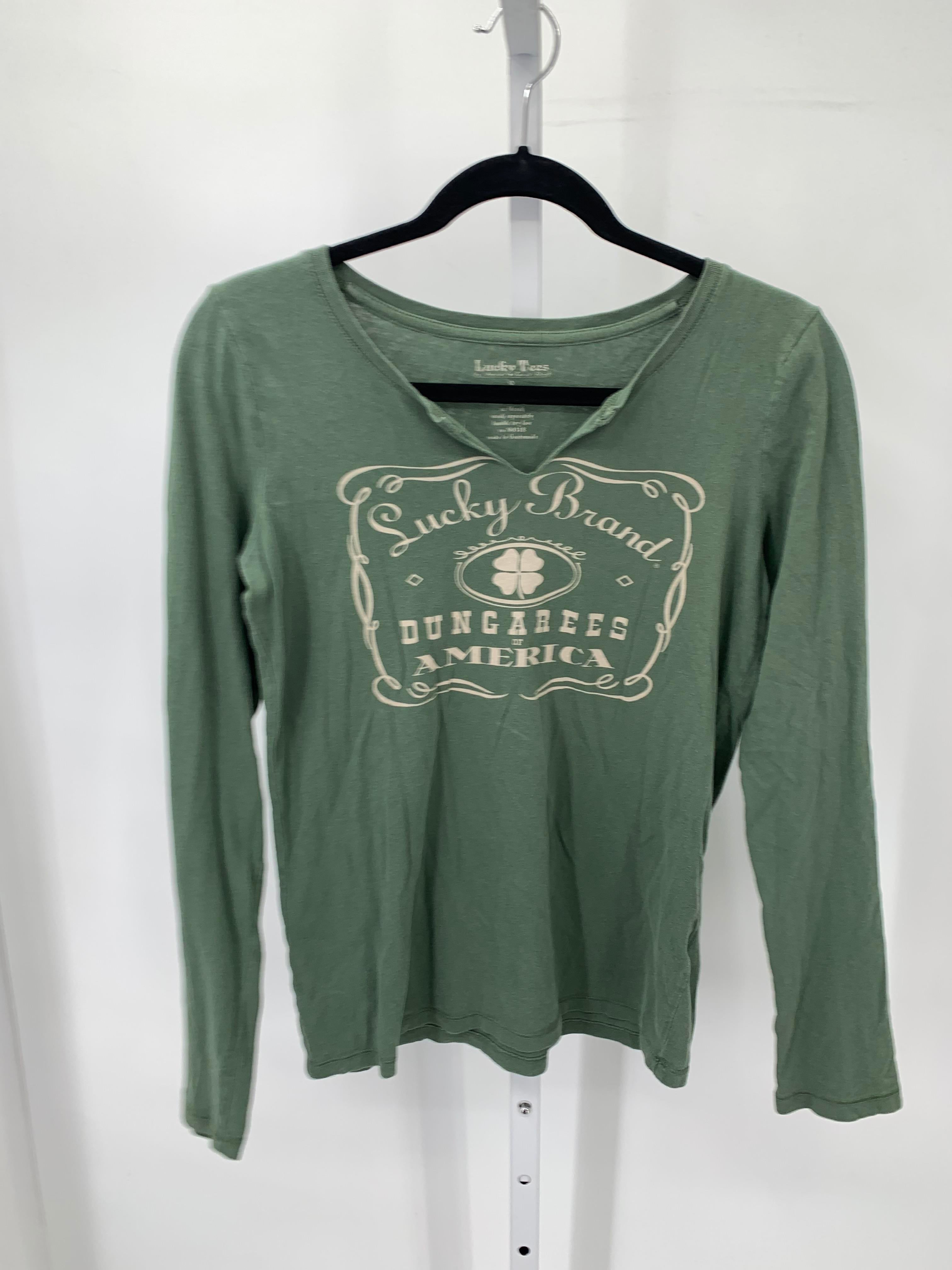 Lucky Brand Size Small Misses Long Sleeve Shirt