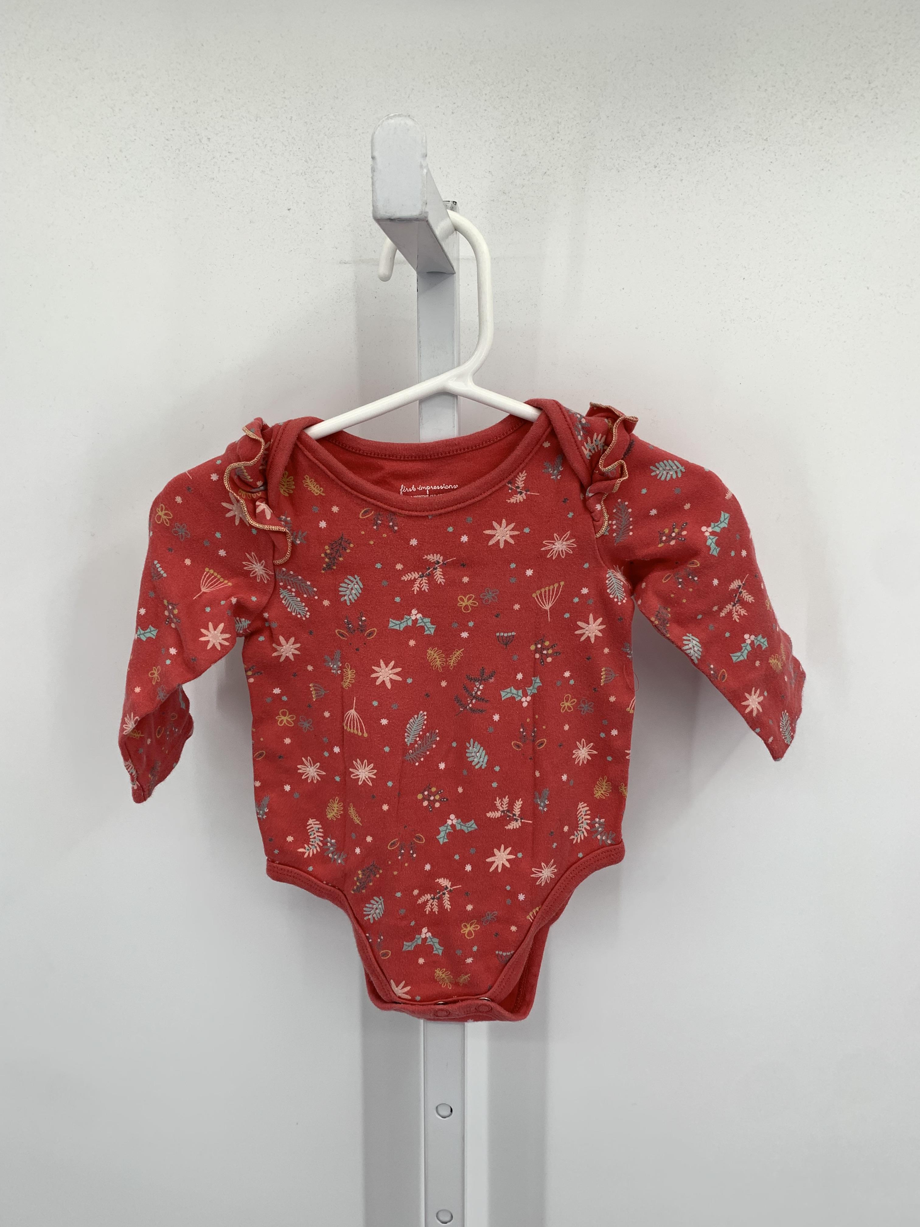 First Impressions Size 3-6 Months Girls Long Sleeve Shirt