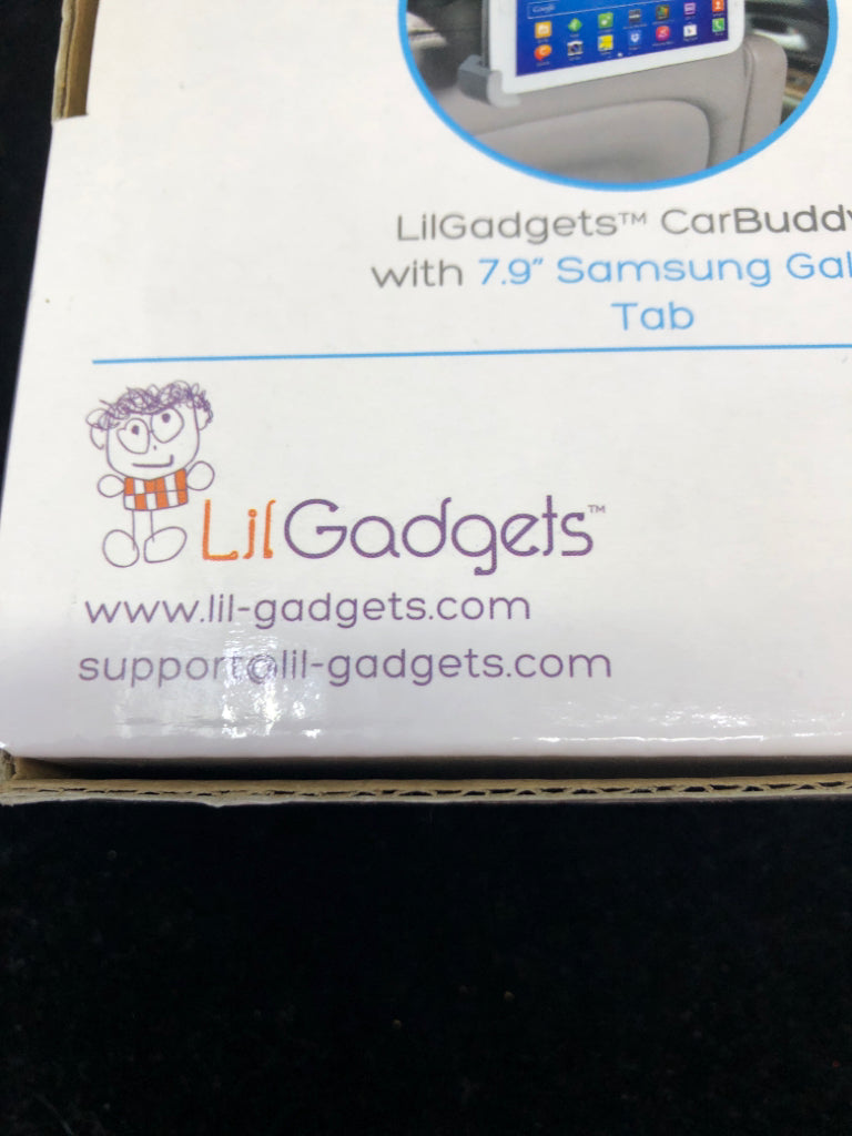 NIB TABLET HEAD REST MOUNT CARBUDDY.