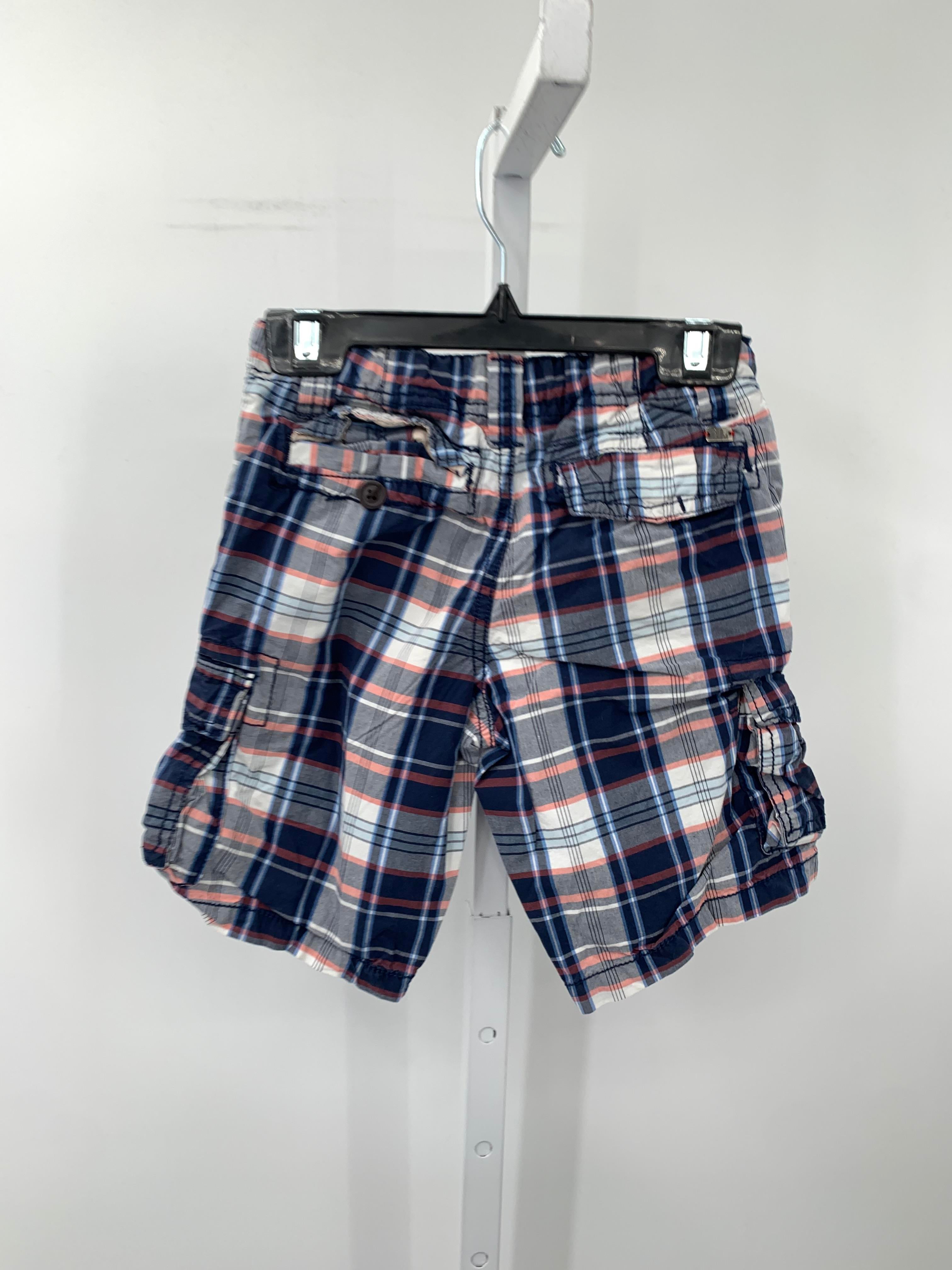 ADJ WAIST PLAID CARGO