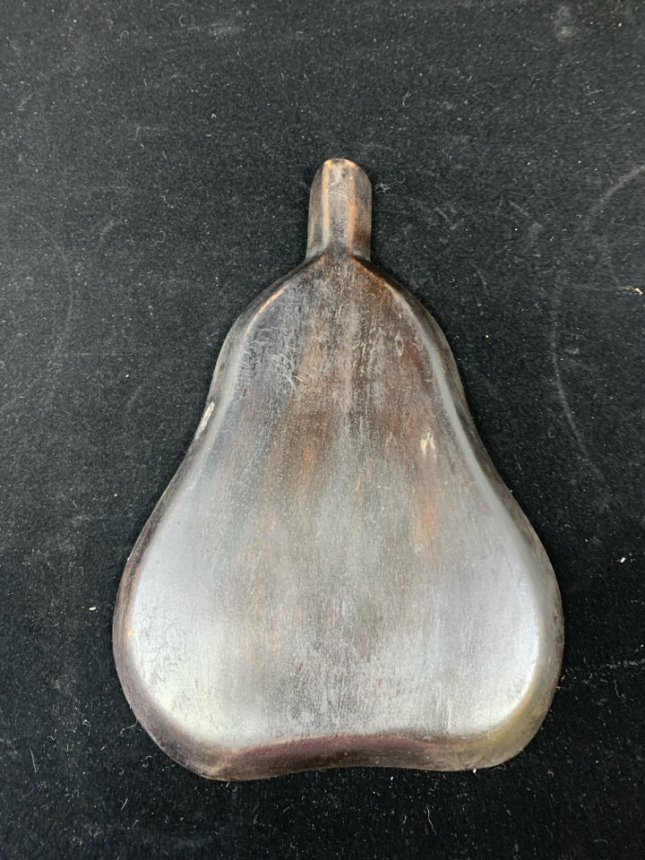 WOOD PEAR SHAPED CATCH ALL.