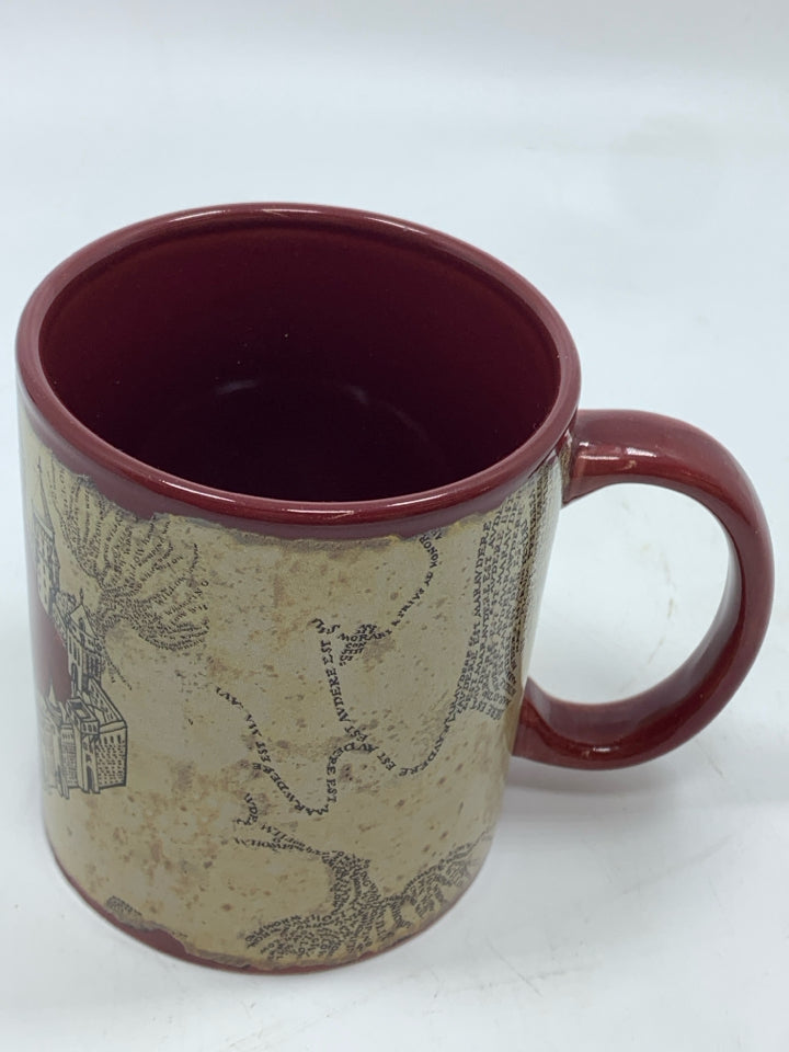 HARRY POTTER MARAUDERS MAP MUG.