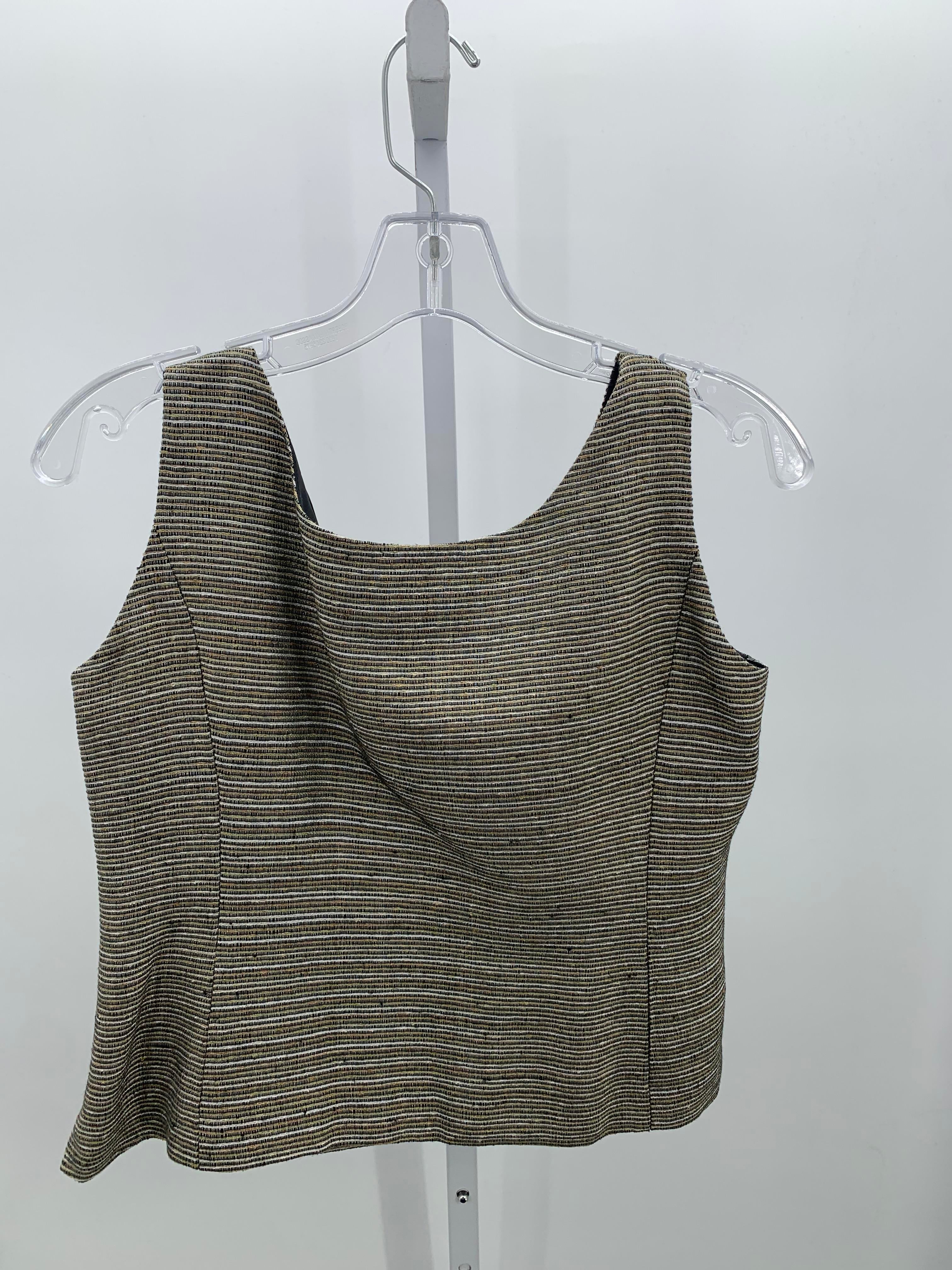 Kasper Size 6 Petite Petite Sleeveless Shirt