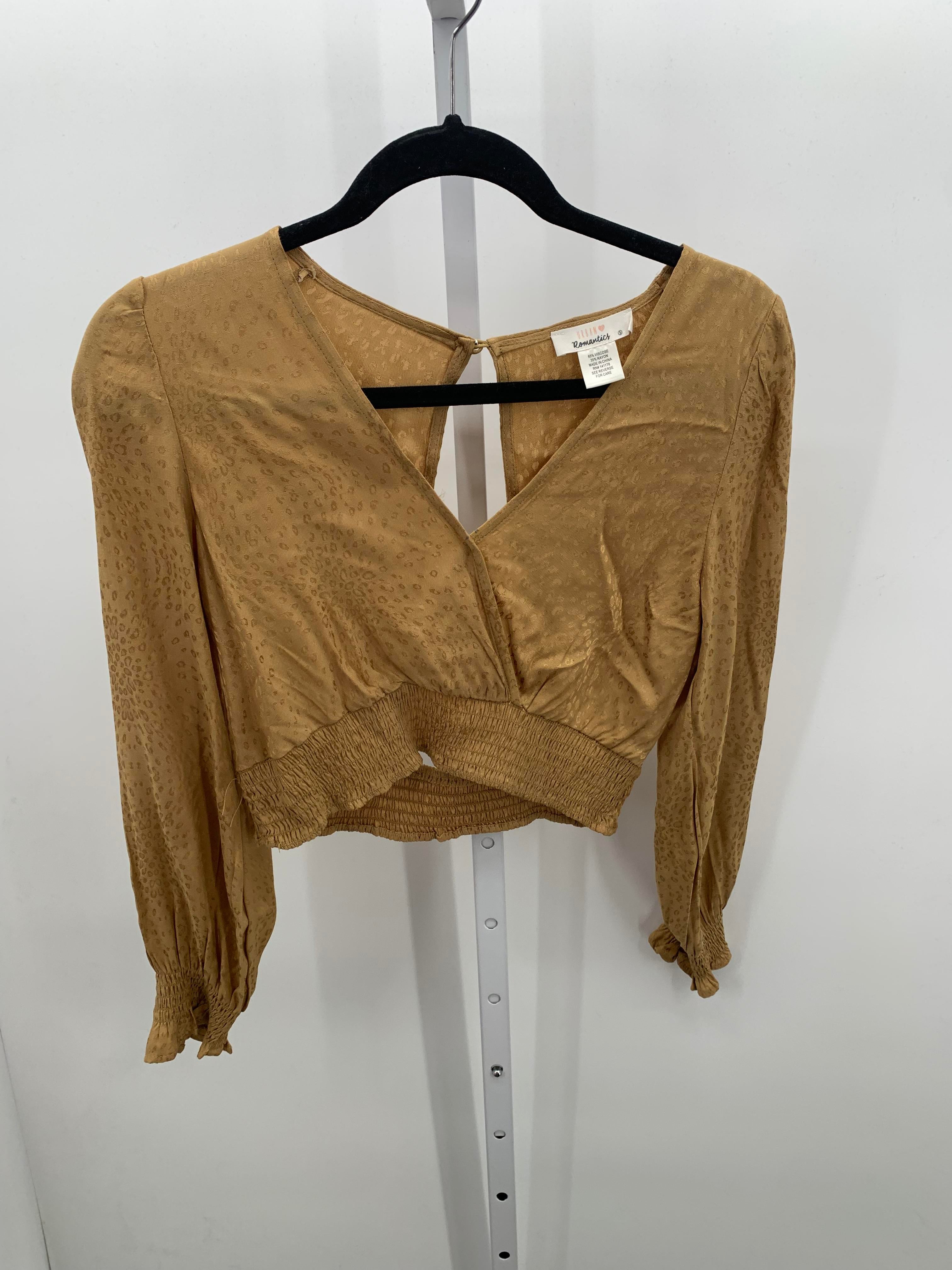 Size Small Juniors Long Sleeve Shirt