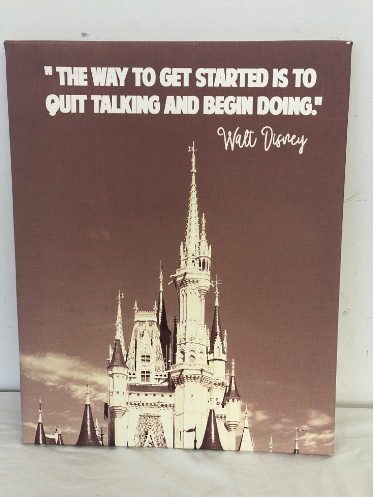 THE WAY TO GET STARTED- WALT DISNEY CANVAS.