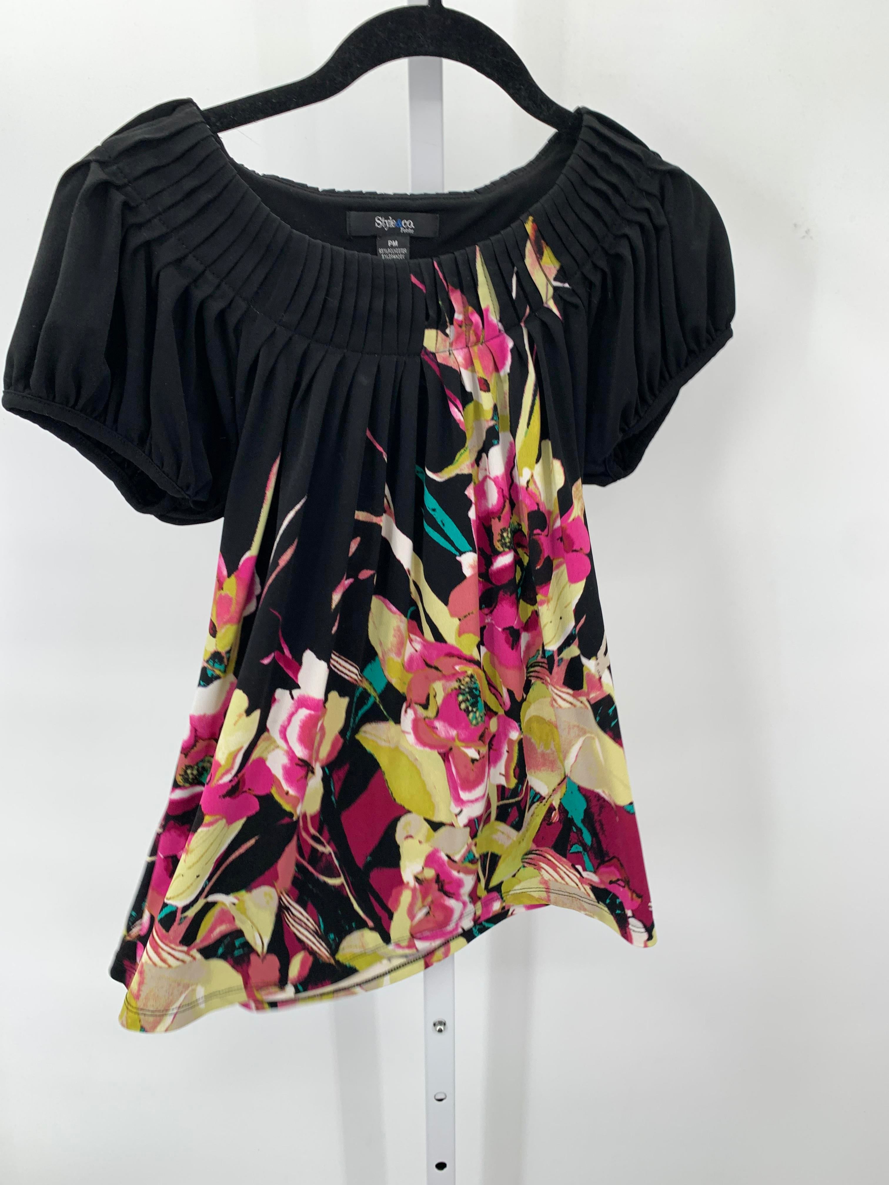 Style & Co. Size Medium Petite Petite Short Sleeve Shirt