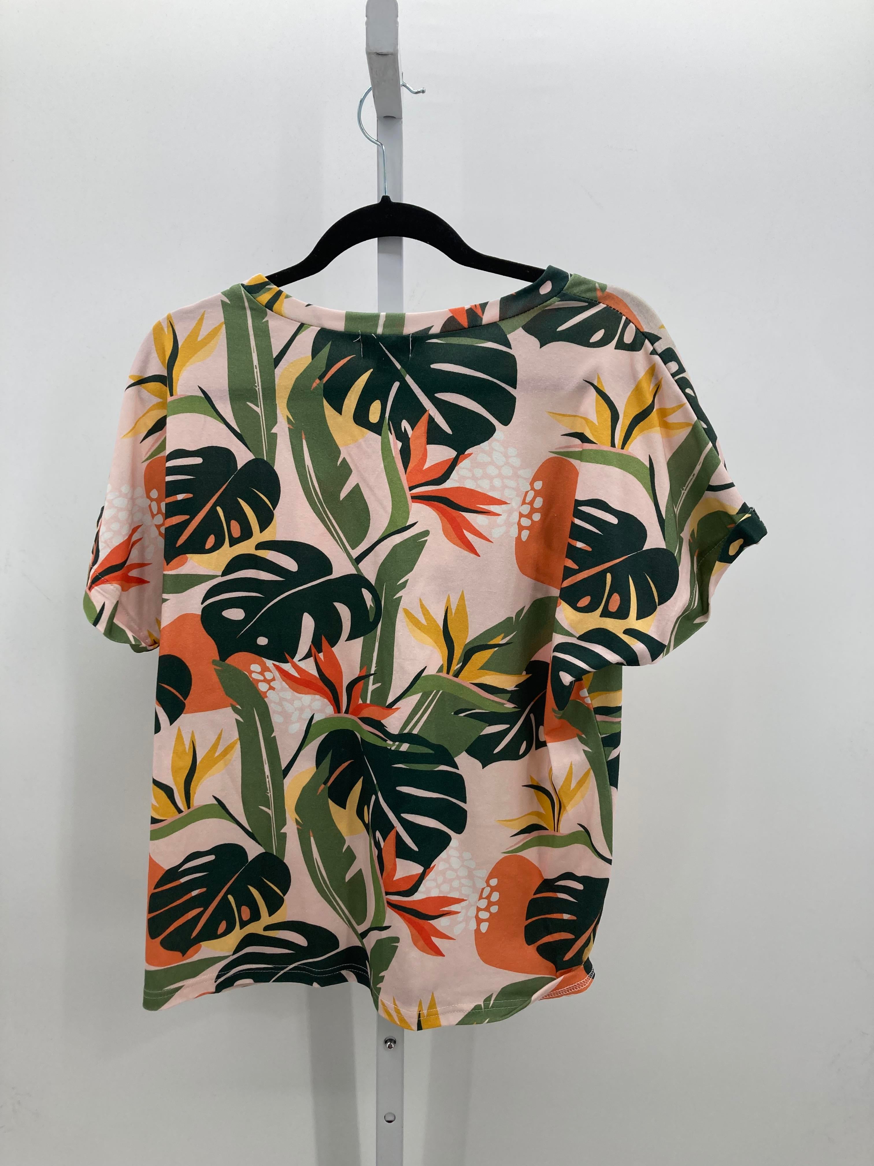 Size Extra Large Misses Short Sleeve Shirt