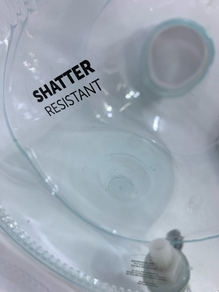 PLASTIC JUG DRINK DISPENSER.