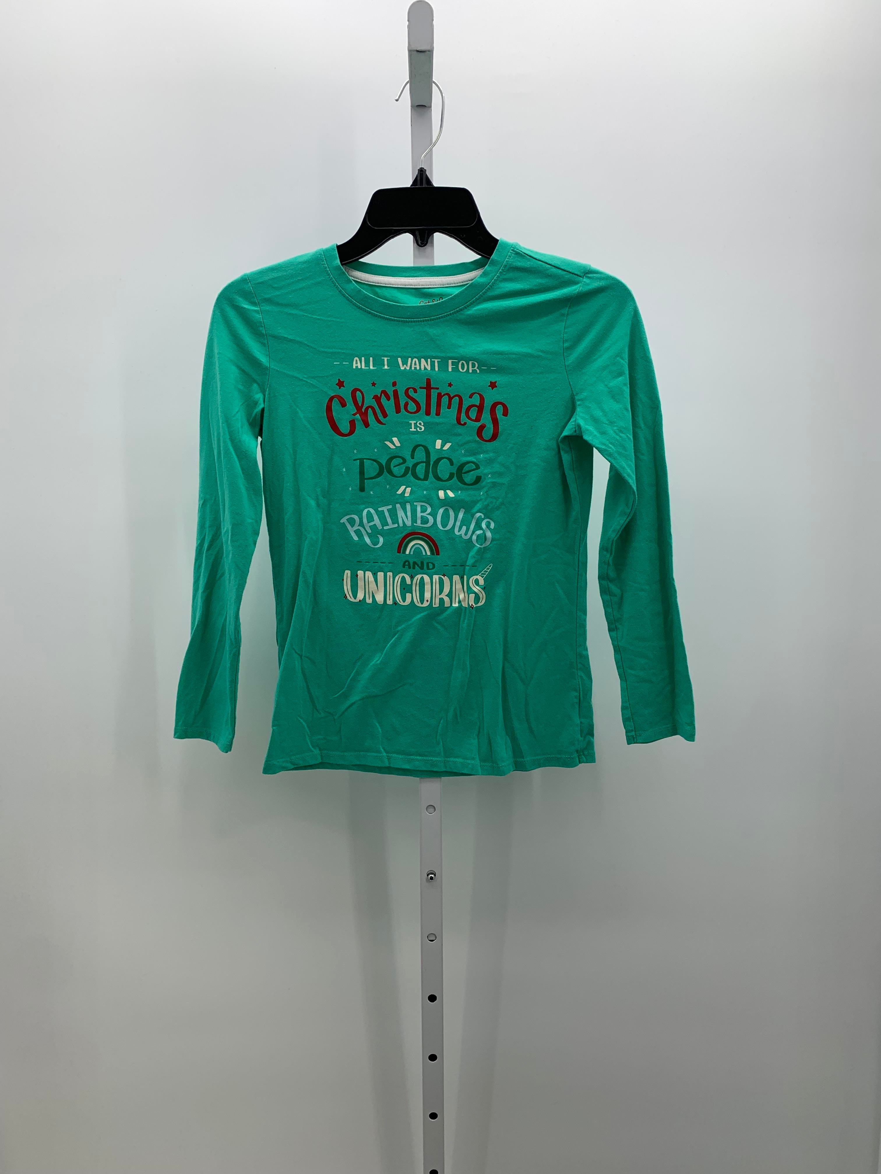 LONG SLV SHIRT RAINBOWS AND UNICORNS