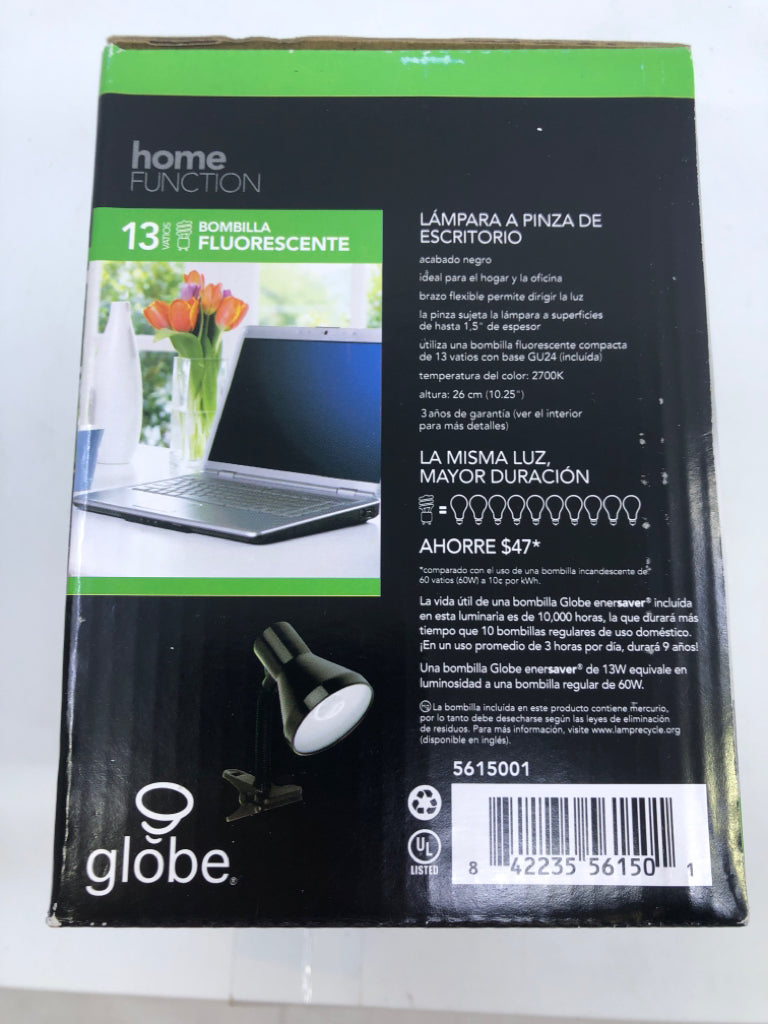 NIB CLIP DESK LAMP.