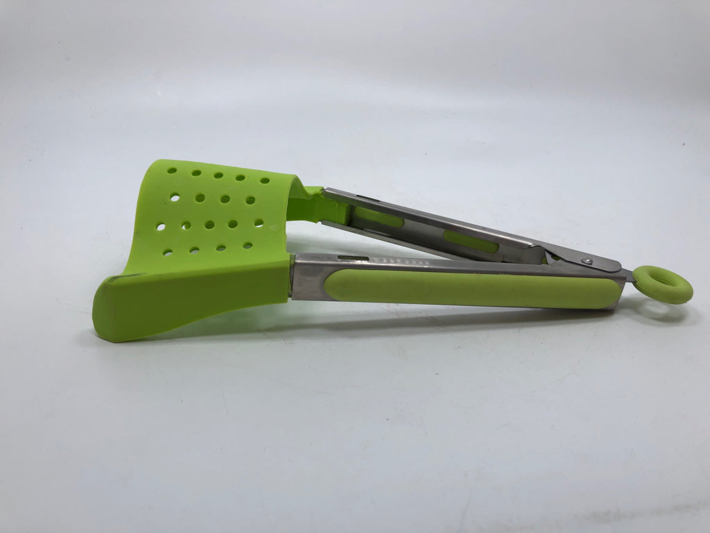 GREEN CLEVER TONG SPATULA.