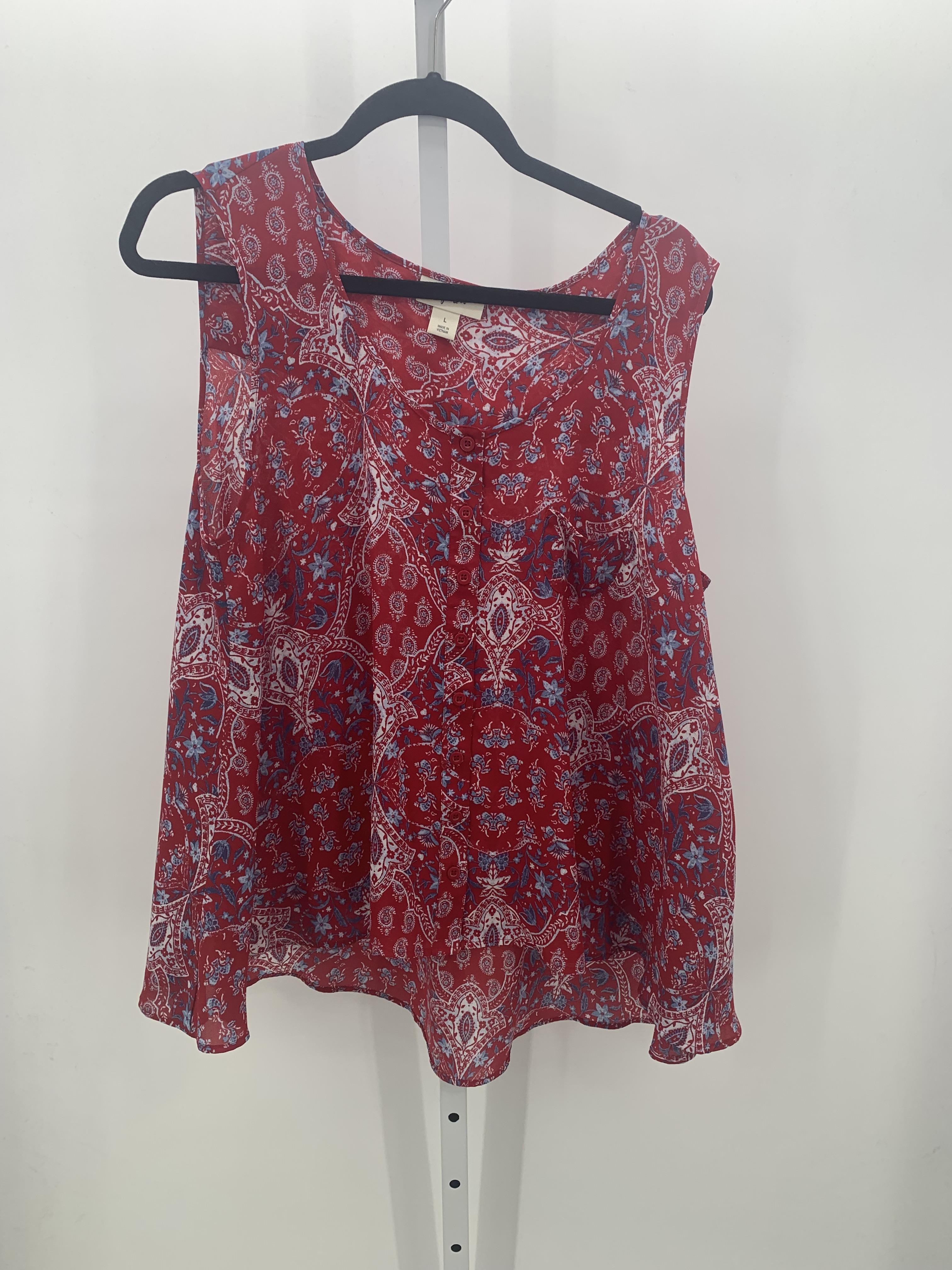 Style & Co. Size Large Misses Sleeveless Shirt