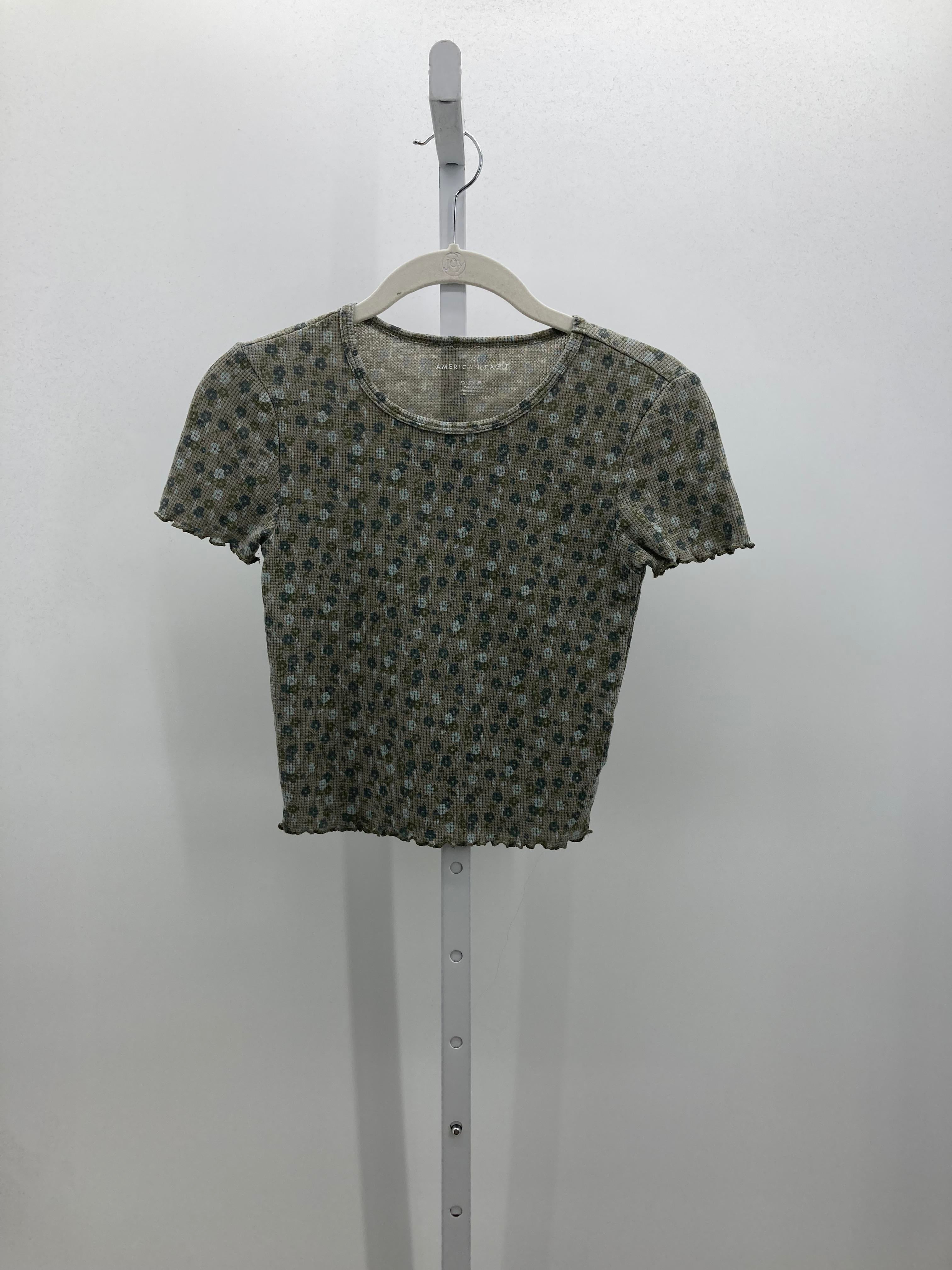 American Eagle Size X Small Juniors Short Sleeve Shirt