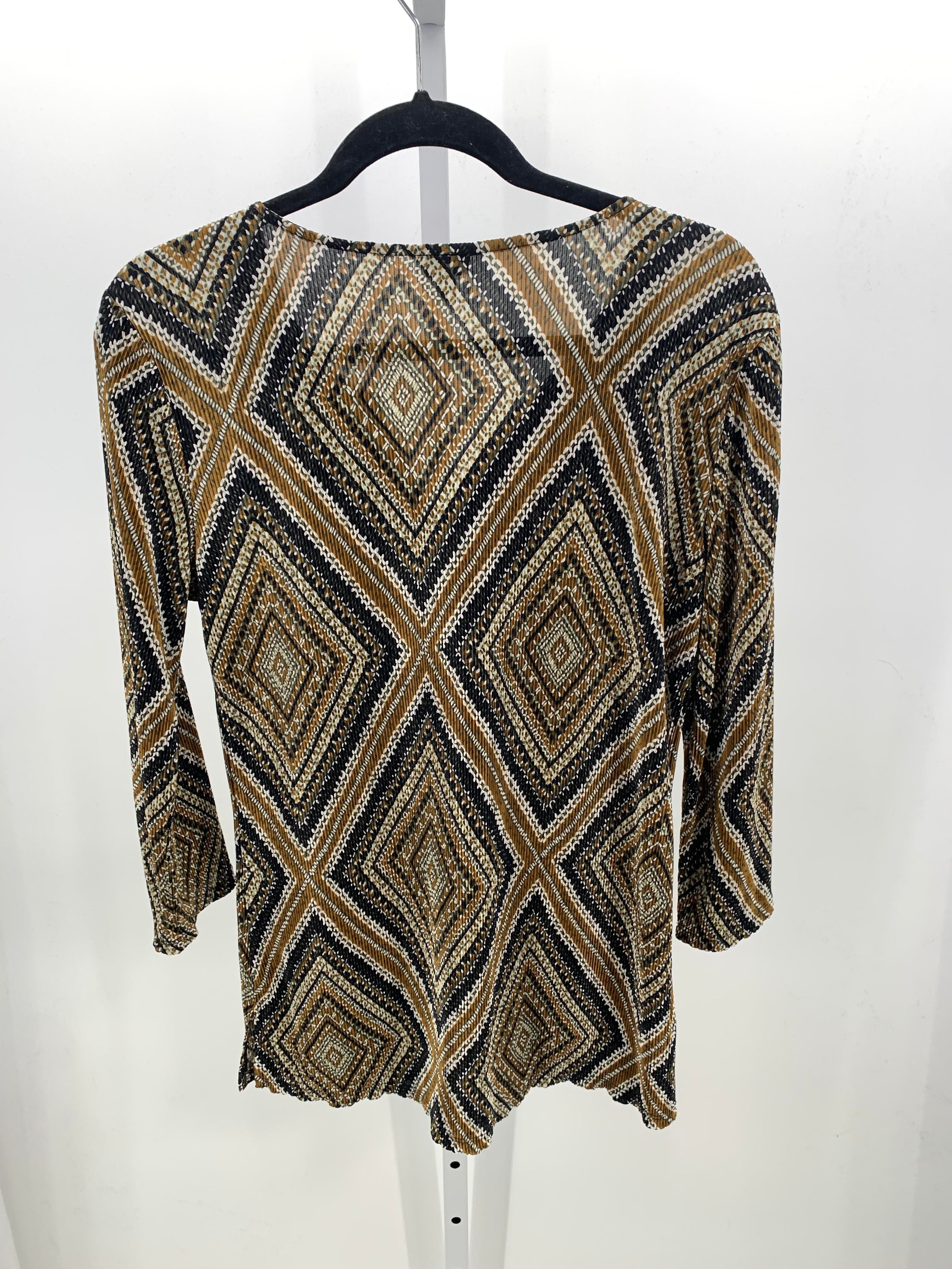 Rafaella Size Small Misses 3/4 Sleeve Shirt