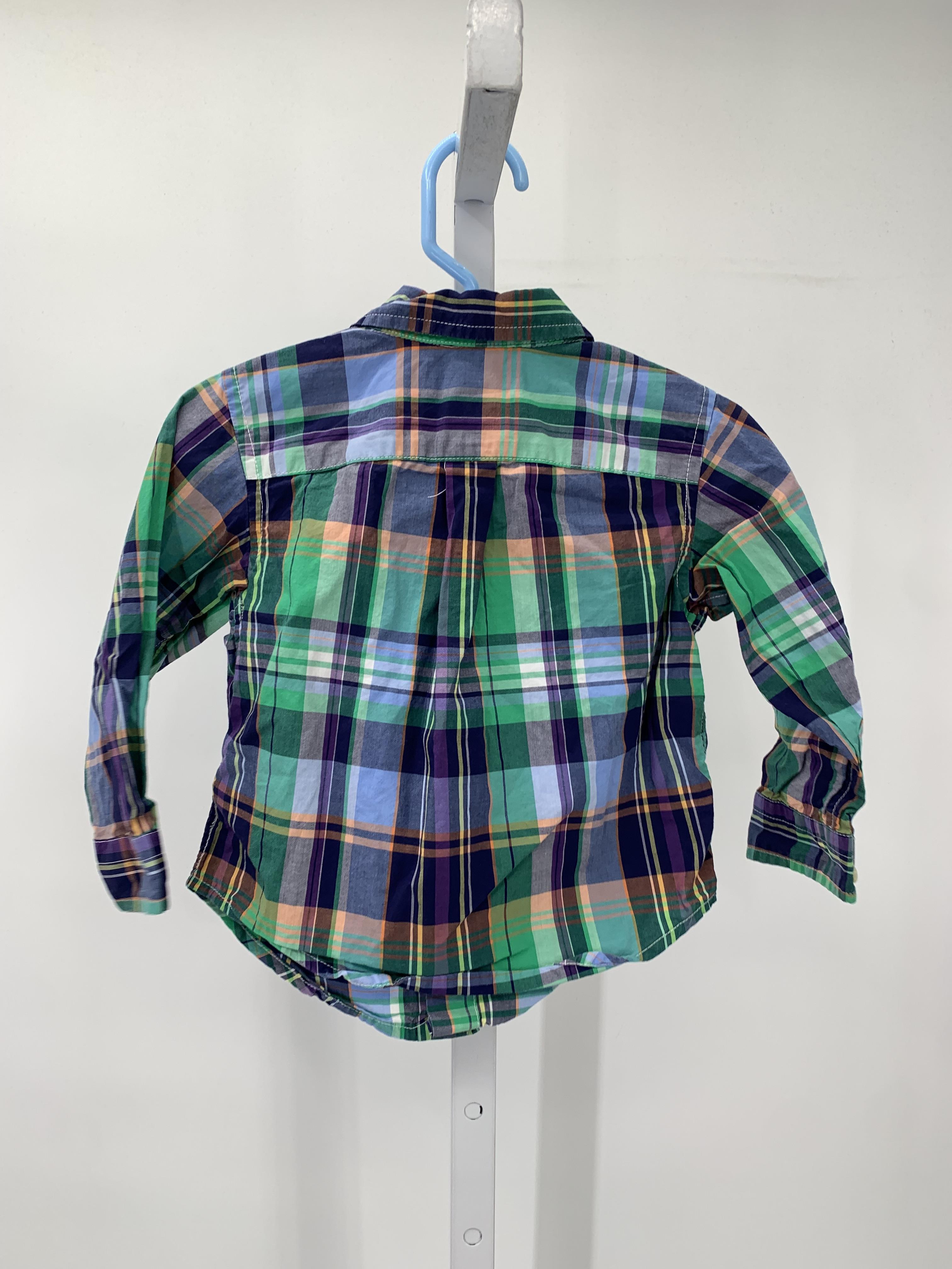 PLAID BTN DOWN