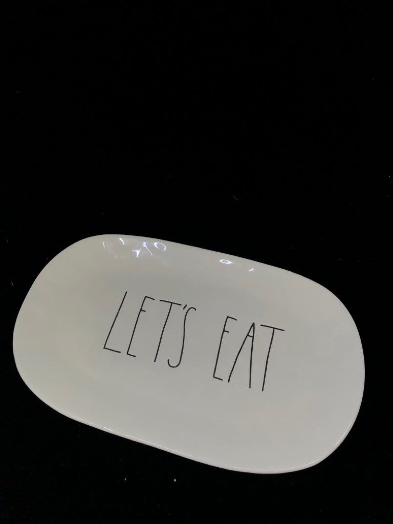 RAE DUNN LET'S EAT PLATTER.