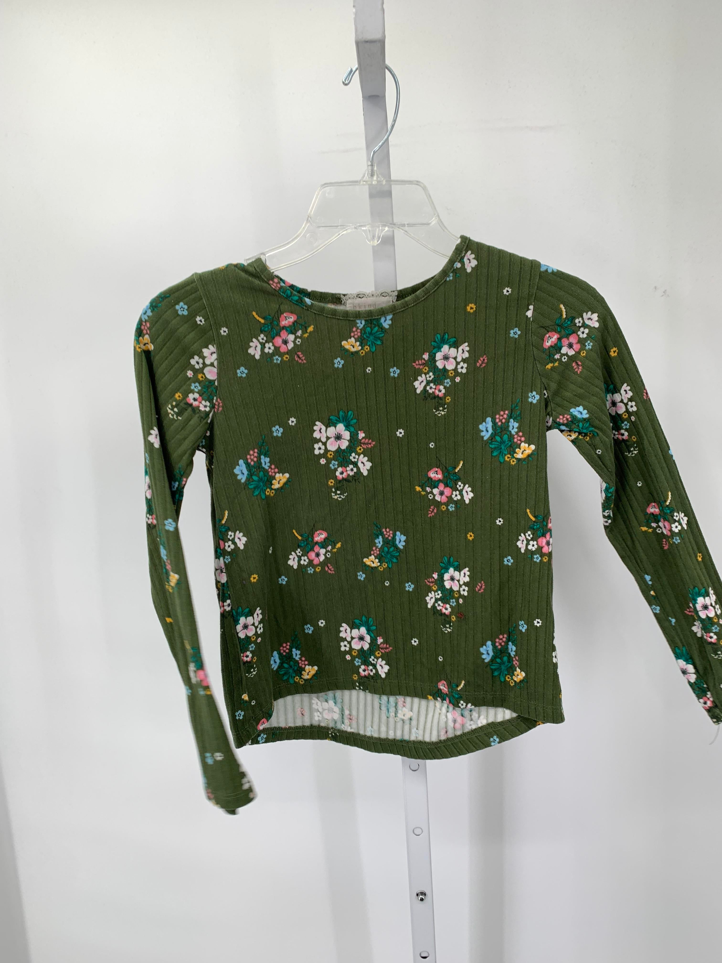 BTween Size 5 Girls Long Sleeve Shirt
