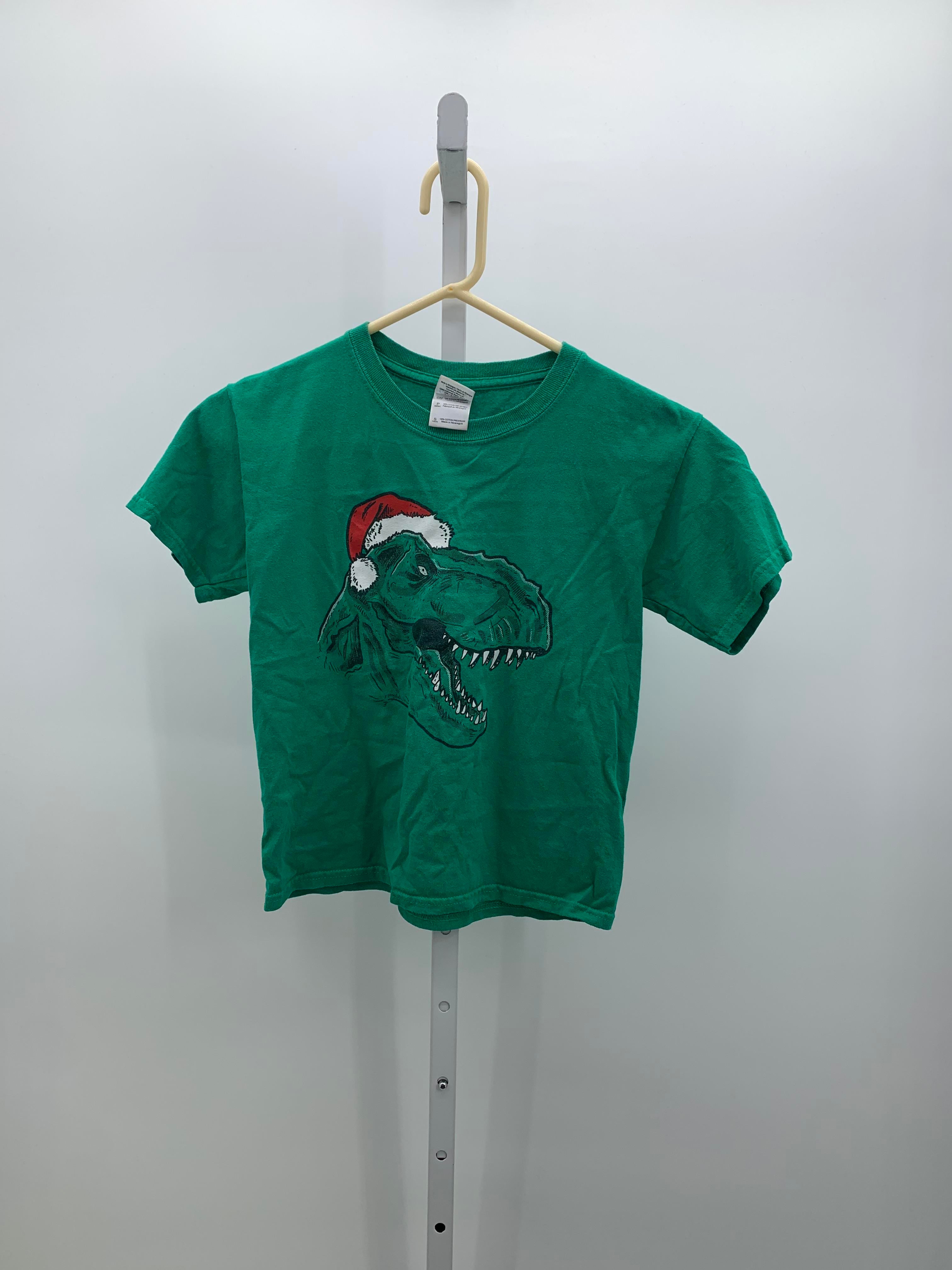 SHORT SLV SHIRT T-REX SANTA
