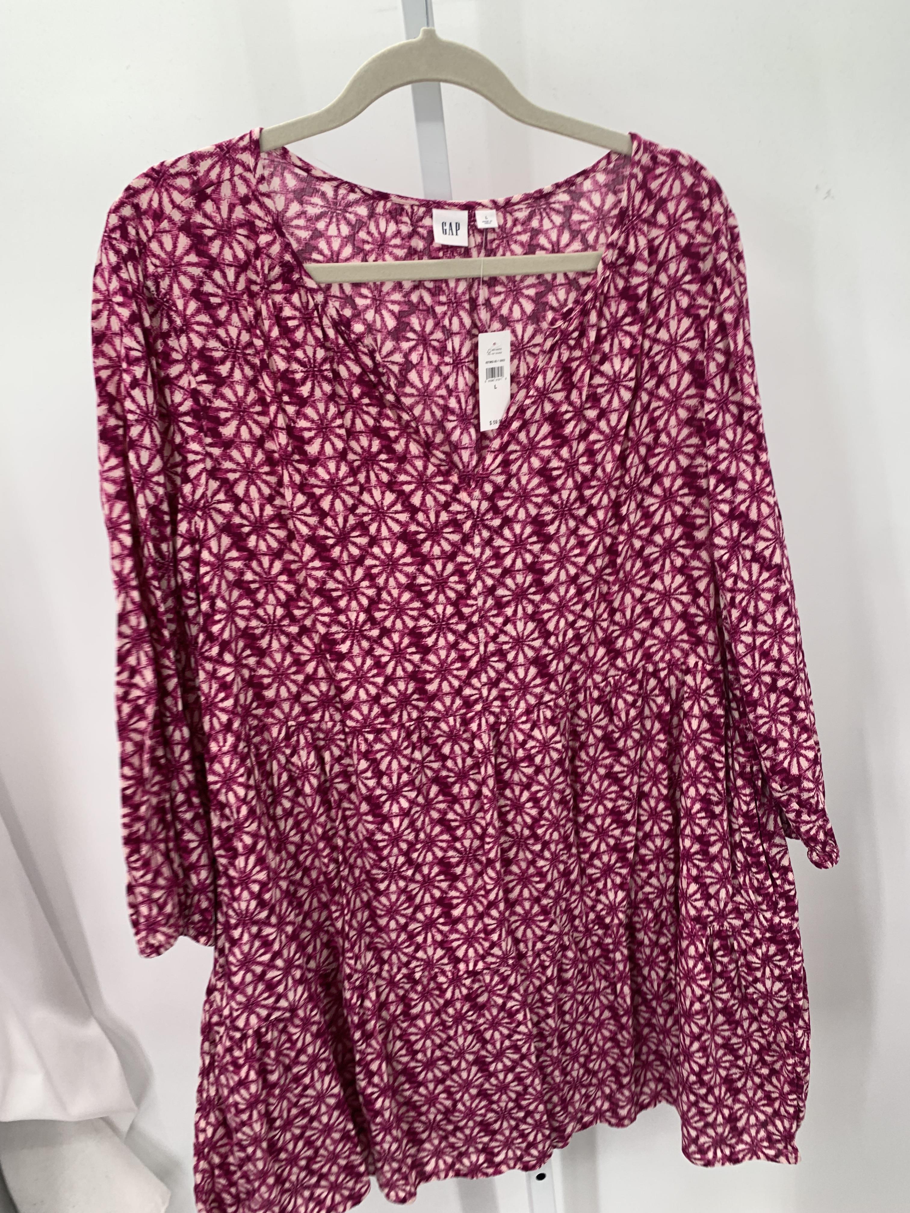 Gap Size Large Misses Long Sleeve Dress