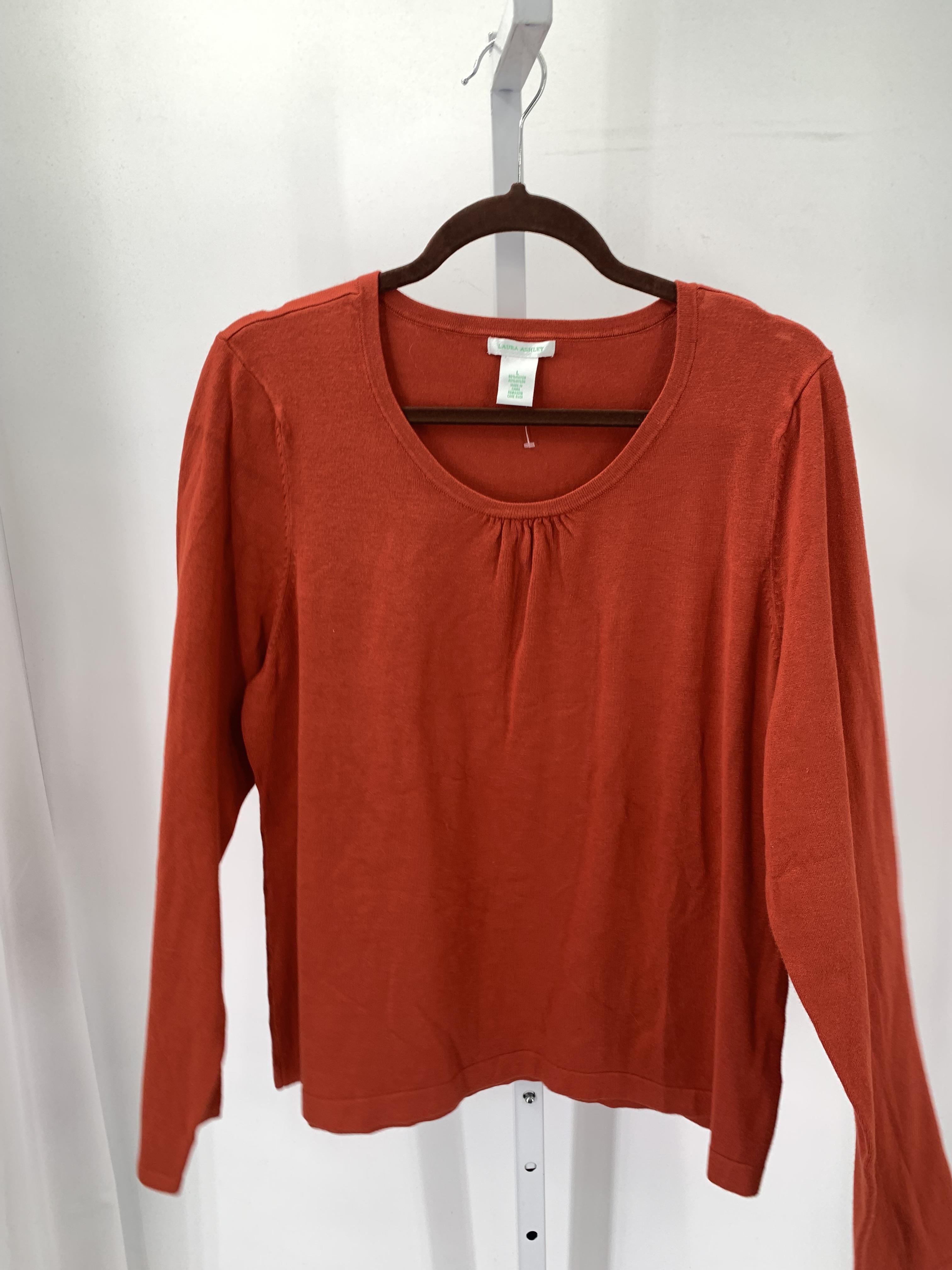 Laura Ashley Size Large Misses Long Sleeve Shirt