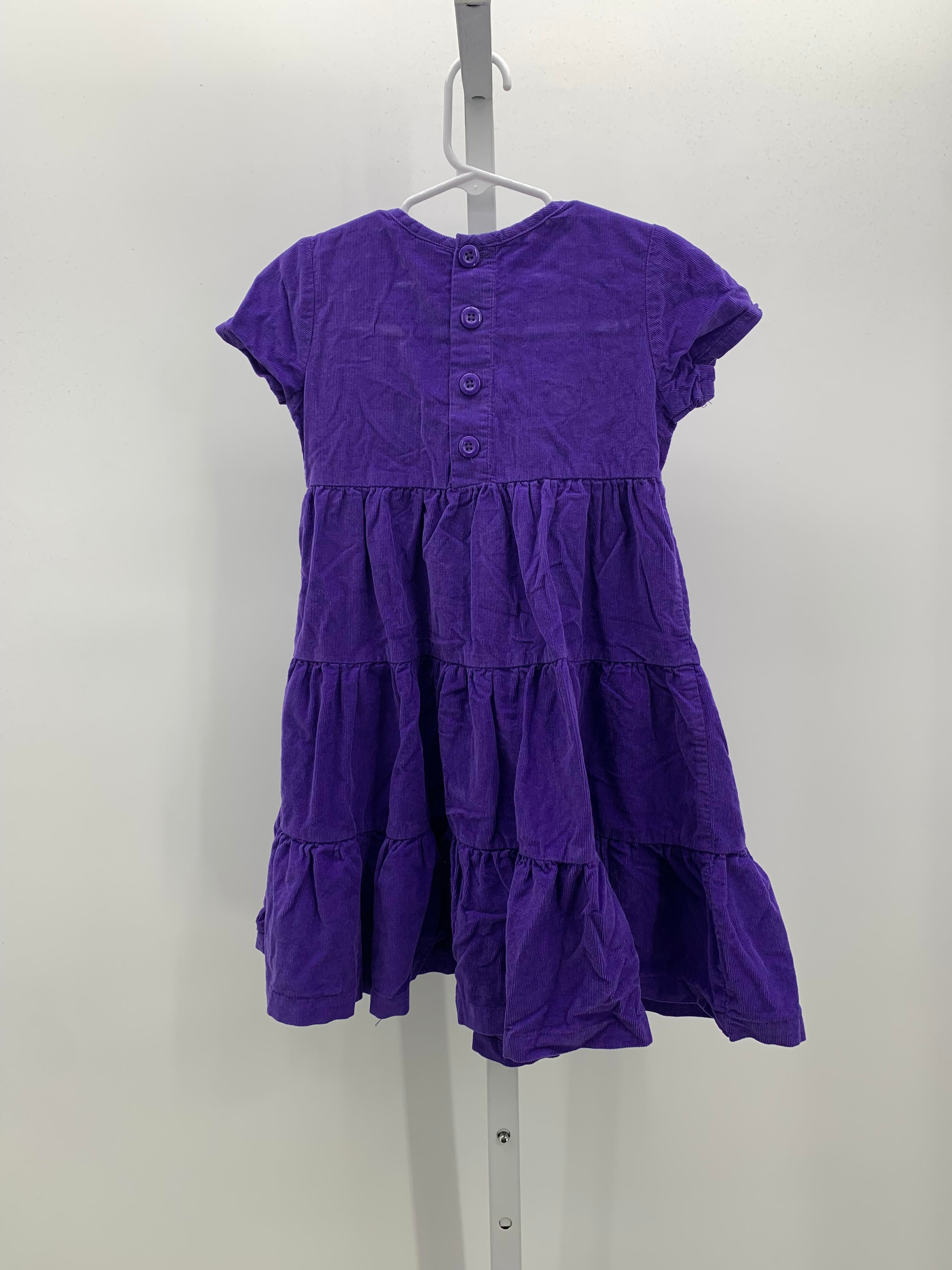 Hanna Anderson Size 5 Girls Short Sleeve Dress