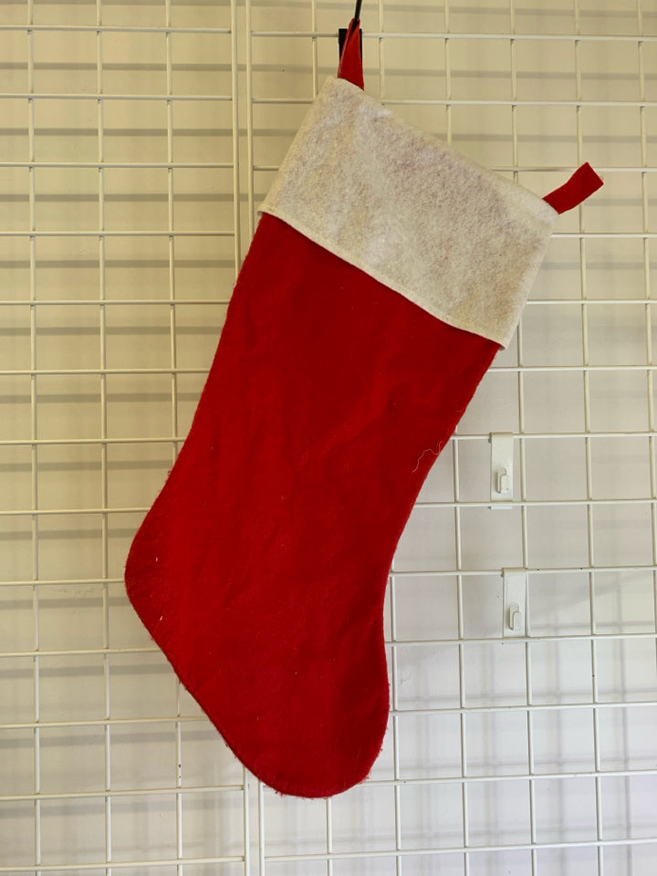 LARGE RED STOCKING.