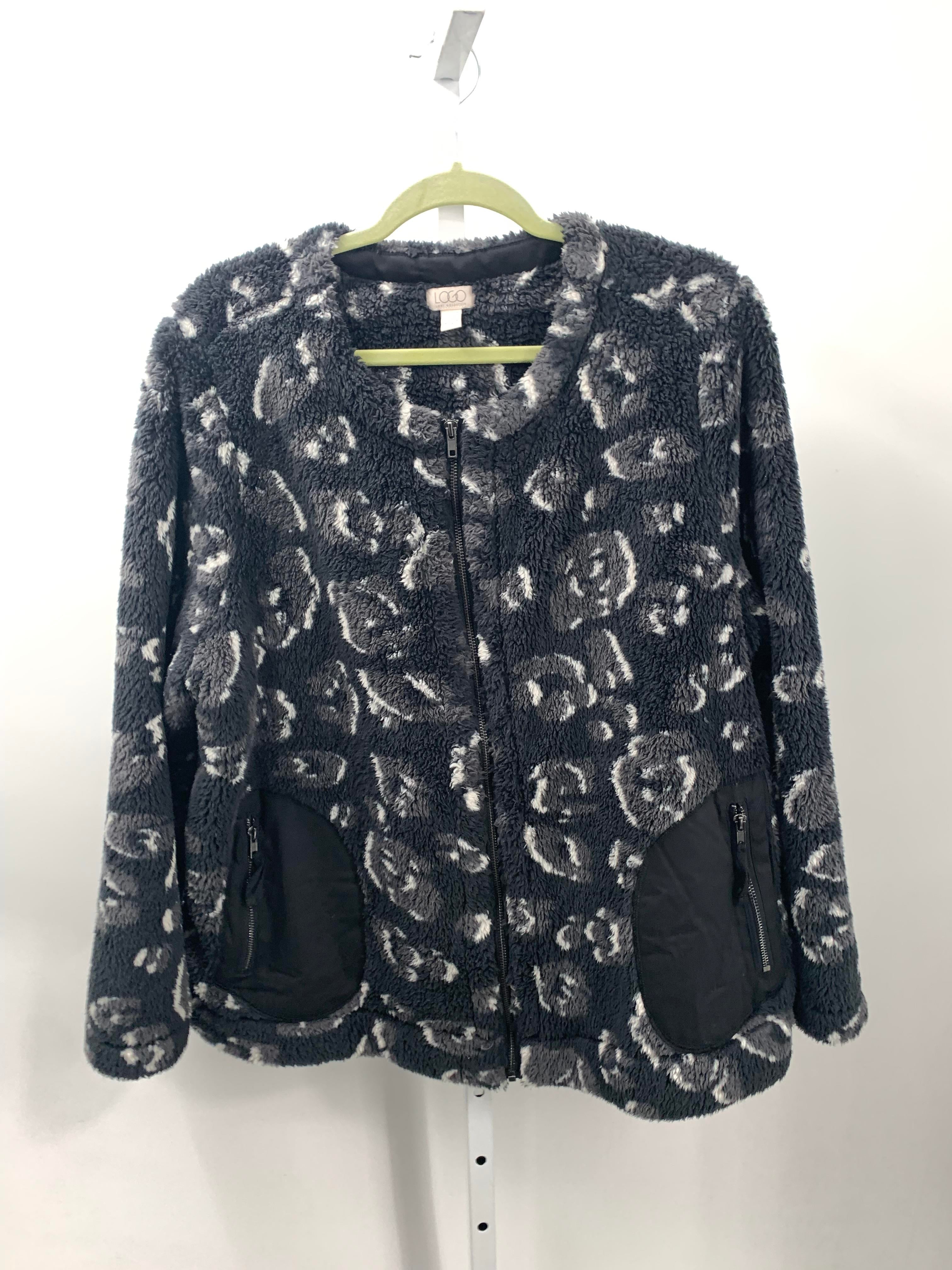 LOGO Size 1X Womens Fleece Jacket