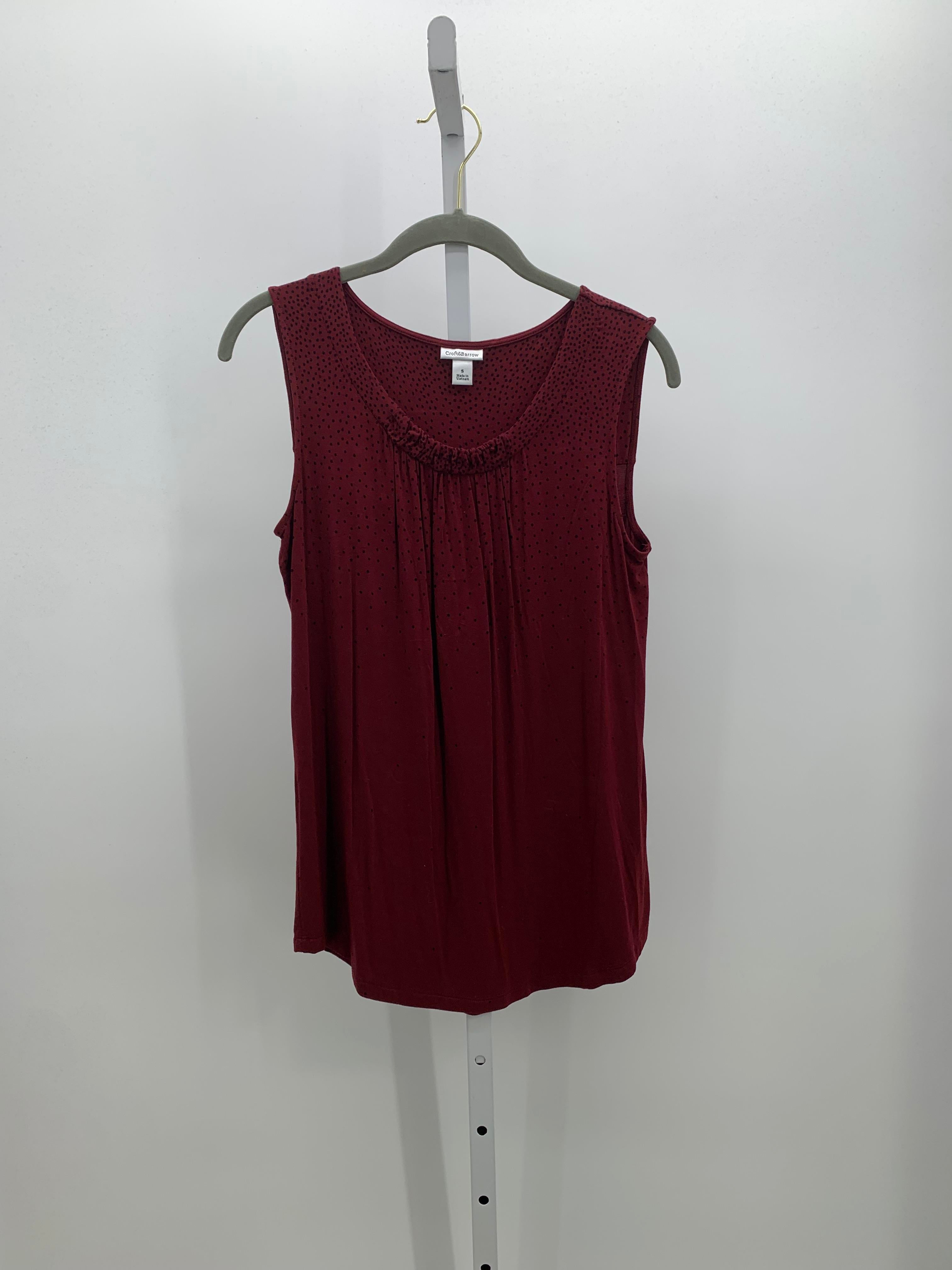 Croft & Barrow Size Small Misses Sleeveless Shirt