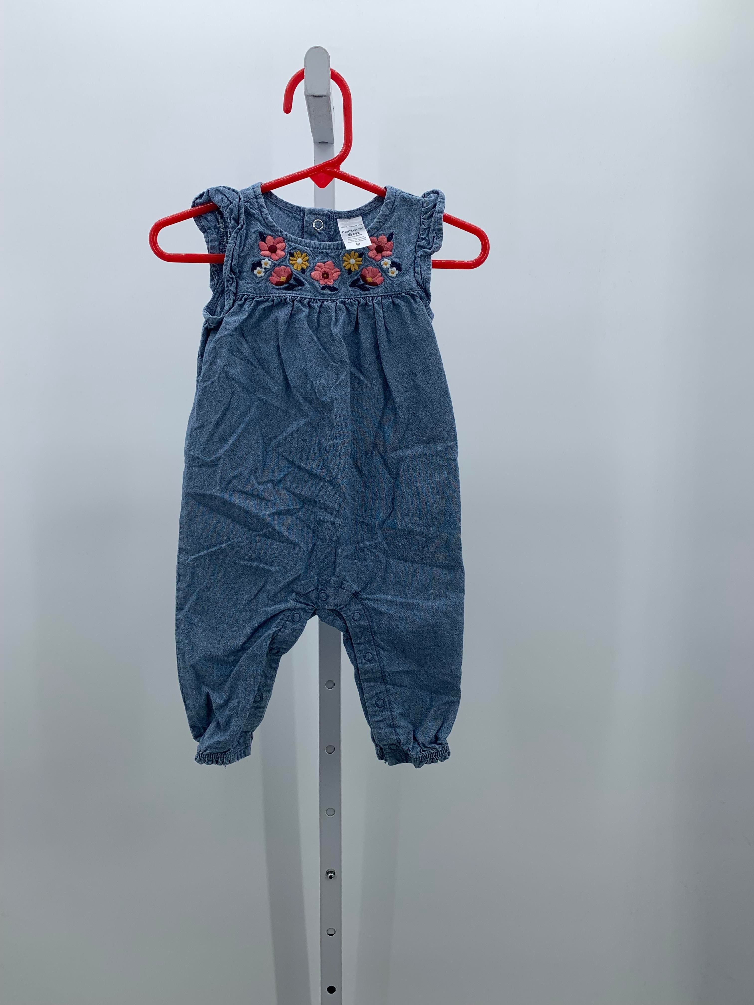 Carters Size 6 Months Girls Sleeveless Romper