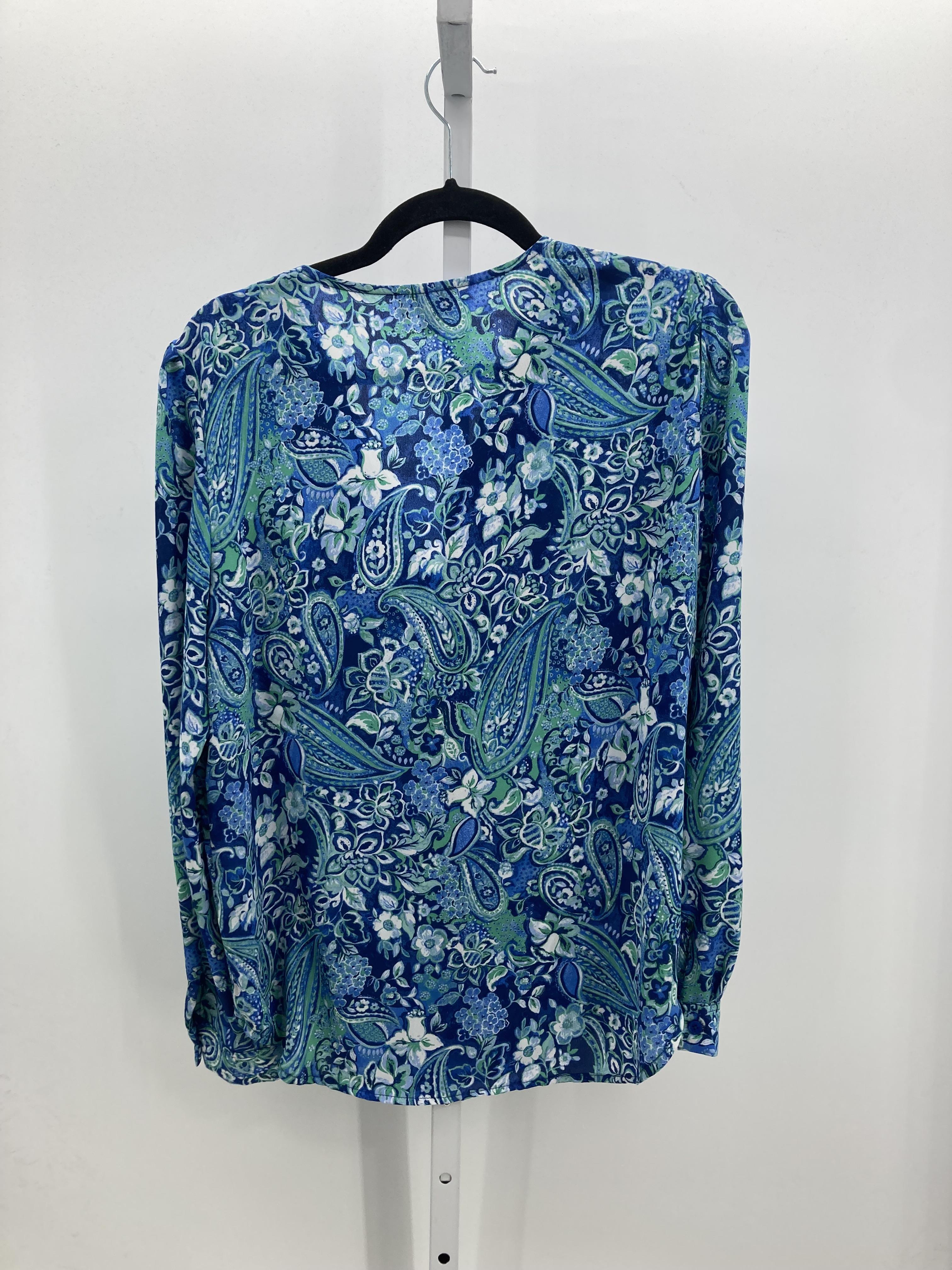 Jones New York Size Medium Misses Long Sleeve Shirt